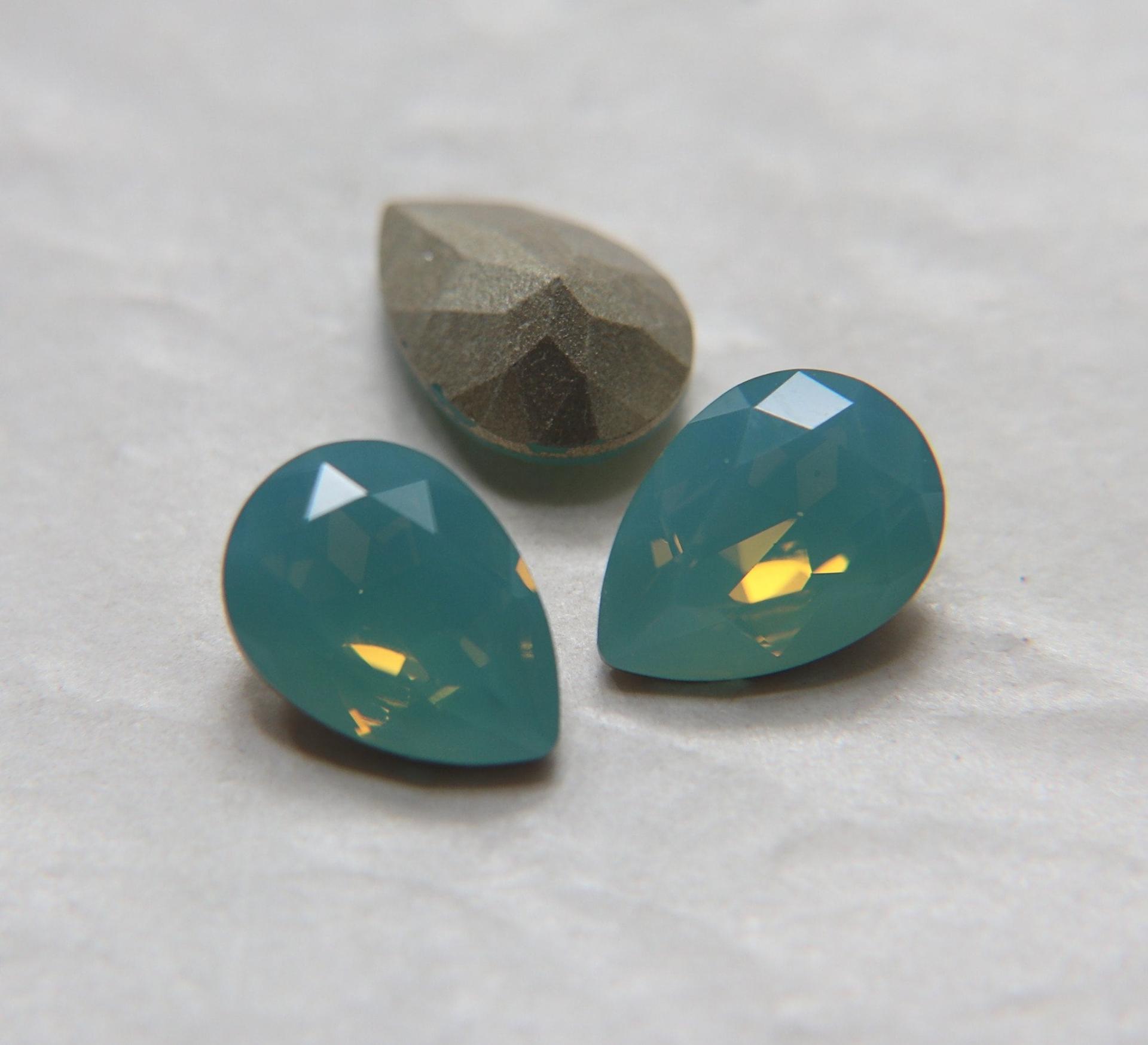 Vintage Swarovski 14x10 mm Crystal (4 Colours) Pear Shape 4320 Premier Crystal Rhinestones 6/12/36/72/144 Pieces gemstones