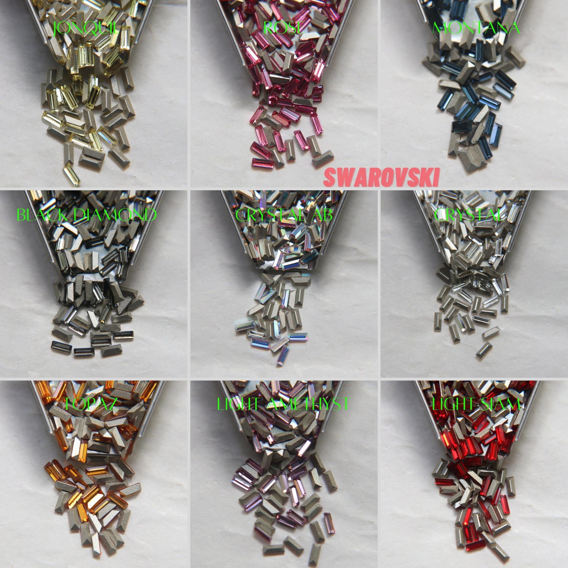 Swarovski 4501 Amethyst Baguette Fancy Stone 5mm x 2mm 12/36/144/432/720 Pieces gemstones, jewlery making, color zirconium