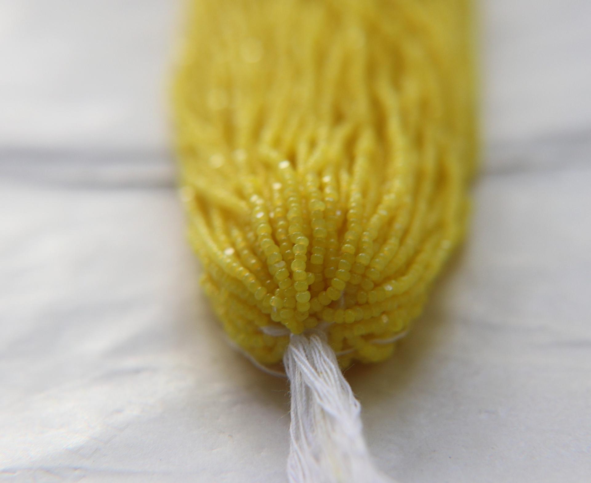 13/0 Hanks Charlotte Cut Beads Yellow Opal 1/5/25/50/100 Hanks jewellery rare heart beads, jewelry supply, native supply,