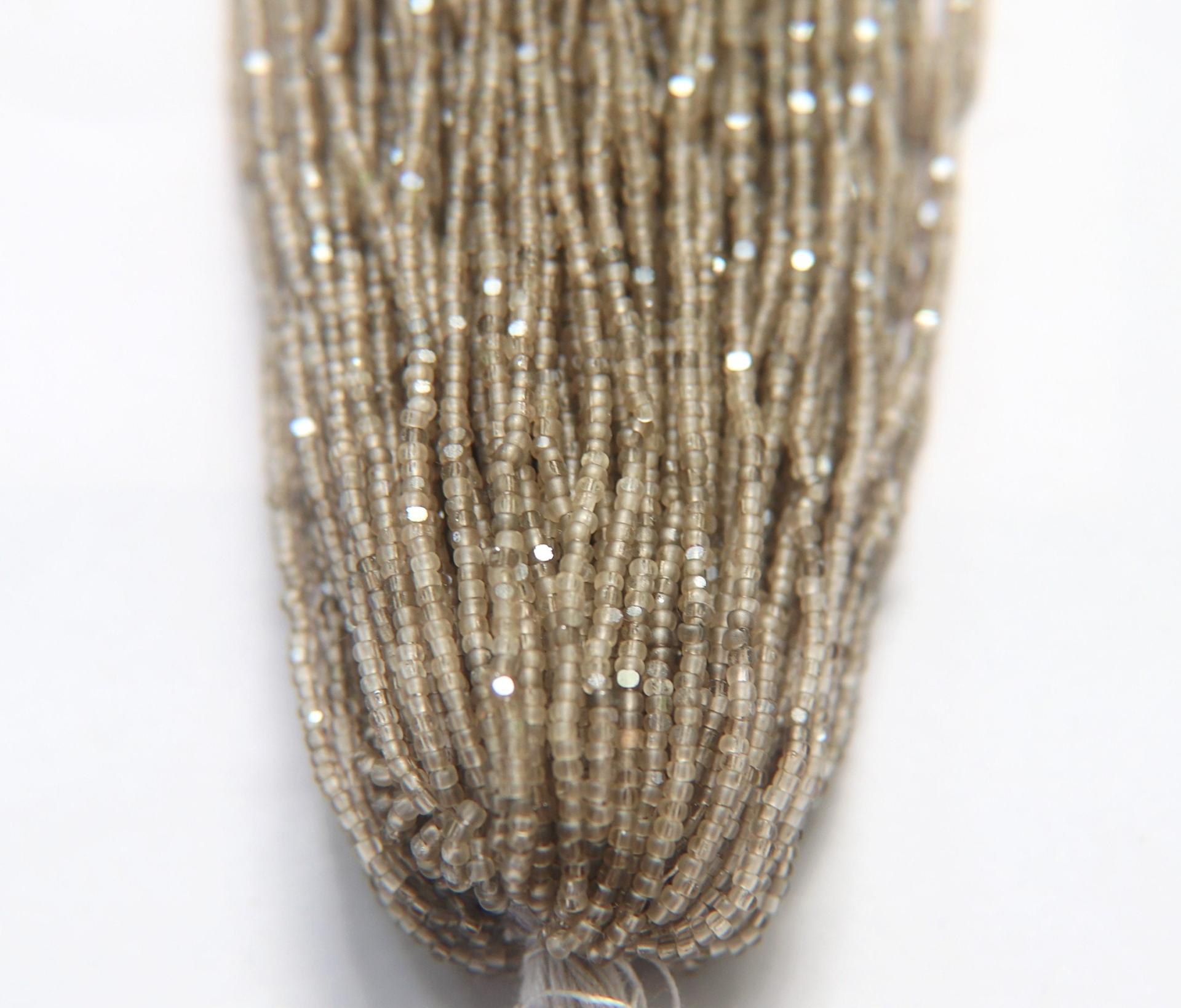 13/0 Hanks Charlotte Cut Beads Ionized Frosted Crystal 1/5/25/50/100 Hanks 1.6mm glass beads, native jewelry supply, findings