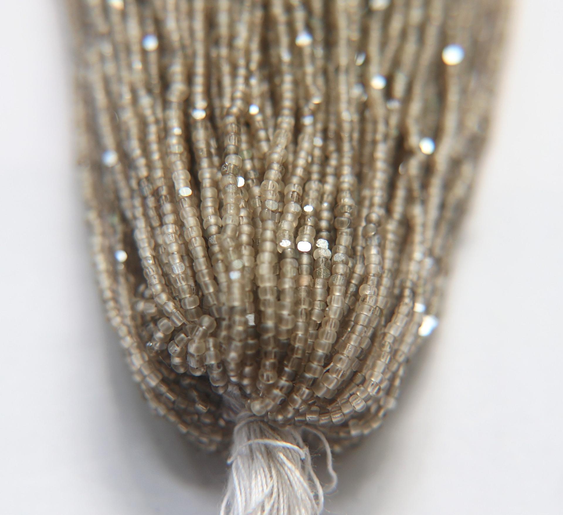 13/0 Hanks Charlotte Cut Beads Ionized Frosted Crystal 1/5/25/50/100 Hanks 1.6mm glass beads, native jewelry supply, findings