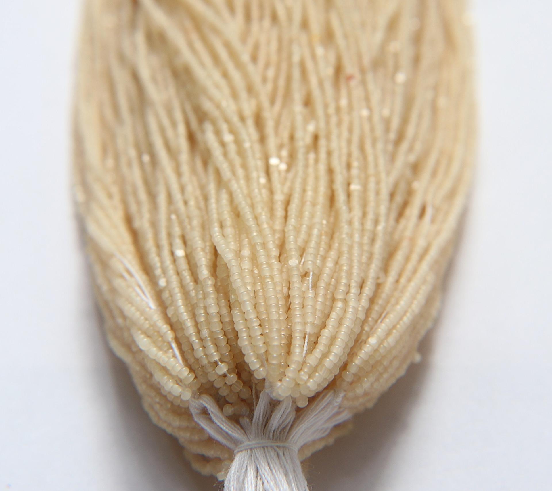 13/0 Hanks Charlotte Cut Beads Cream Opal 1/5/25/50/100 Hanks jewellery rare heart beads, jewelry supply, native supply,
