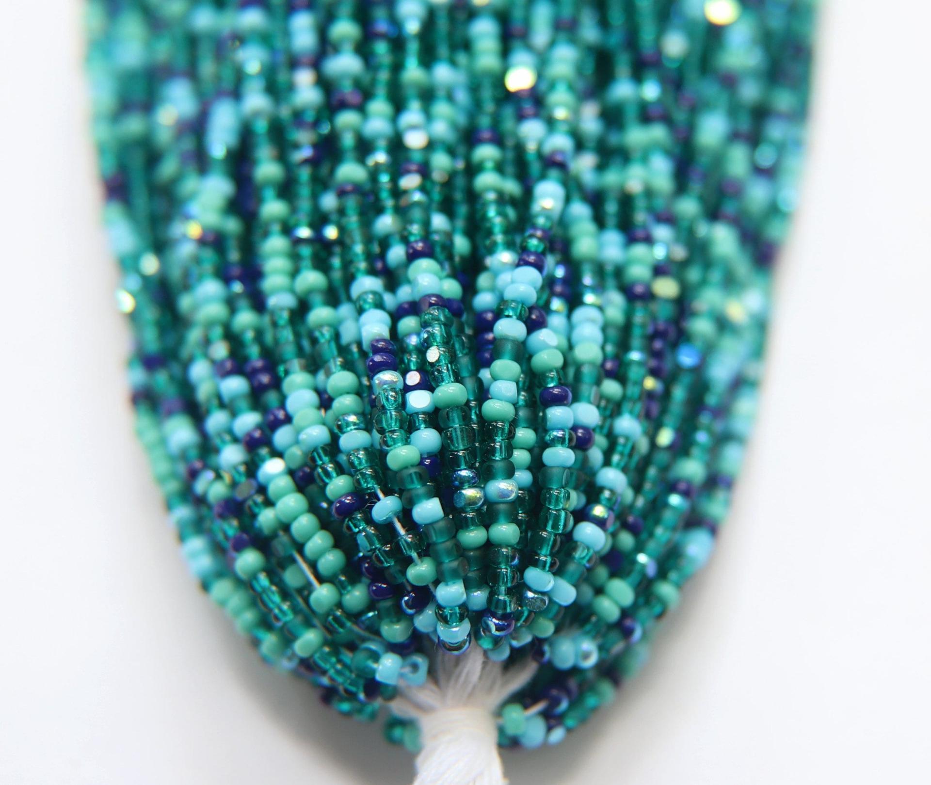 11/0 Hanks Charlotte Cut Beads in Designer Mix (13 Colors) 1/5/25/50/100 Hanks 2mm jewellery beads soup, jewelry supply, native supply