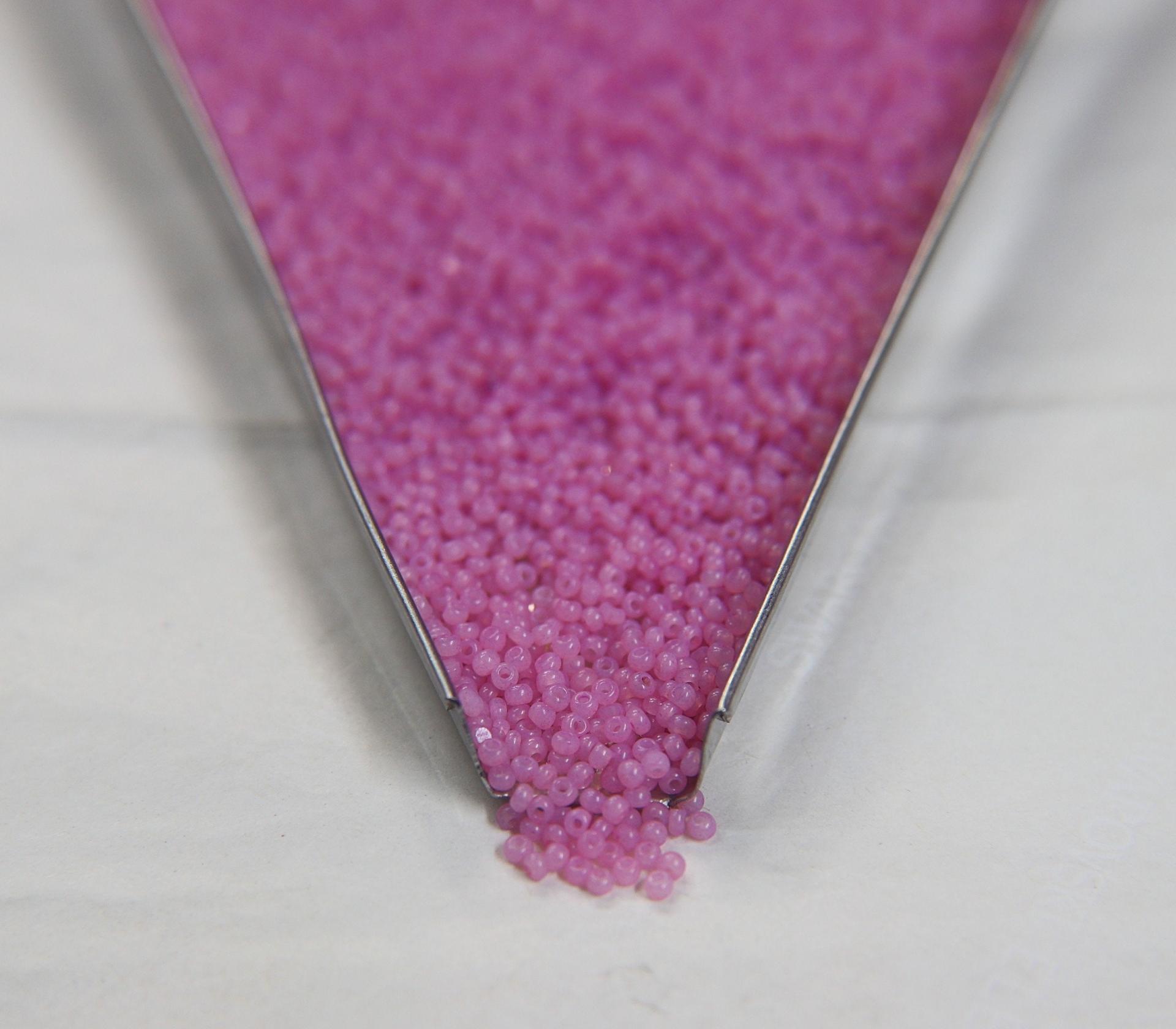 13/0 Charlotte Cut Beads French Rose Opal 5/10/20/50/250/500 Grams PREMIUM SEED BEADS, Native Supply