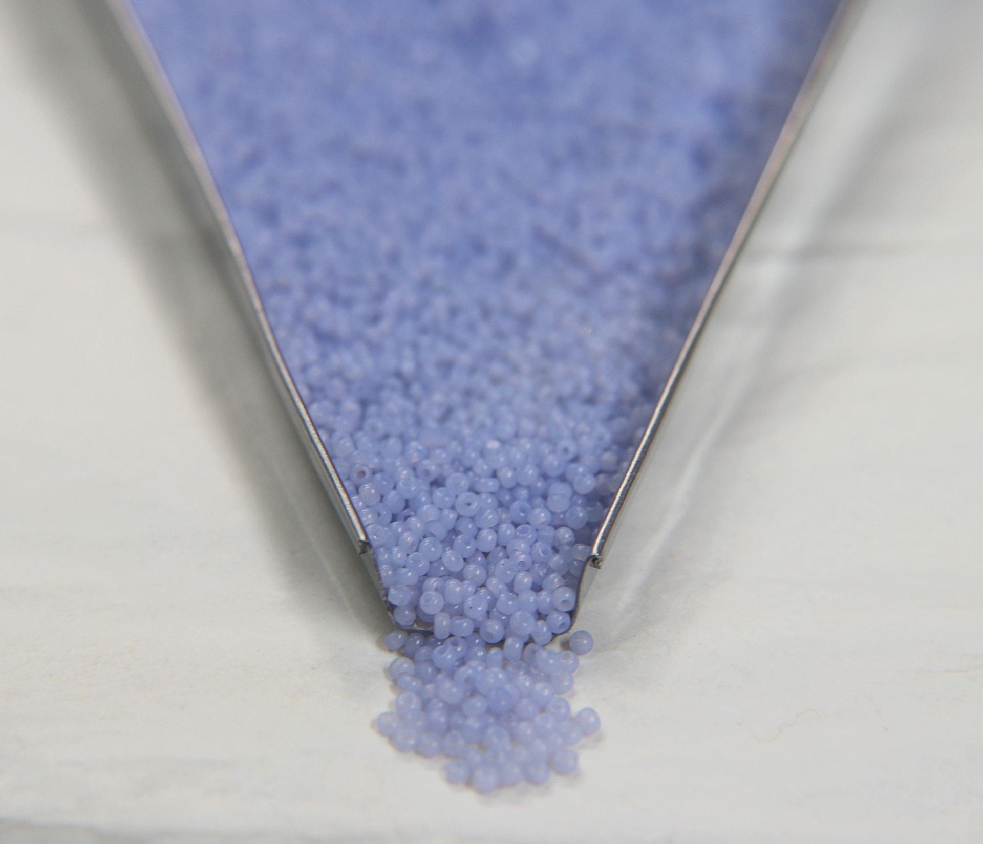 13/0 Charlotte Cut Beads Light Pale Blue Opal 5/10/20/50/250/500 Grams PREMIUM SEED BEADS, Native Supply