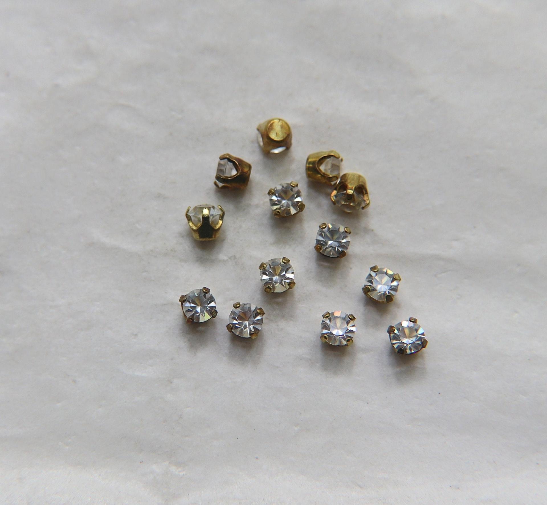 Swarovski 32 PP Vintage Prong Settings in (4 Colours) 36/72/144/432 Pieces jewelry supplies, strass embellishments, vintage rare
