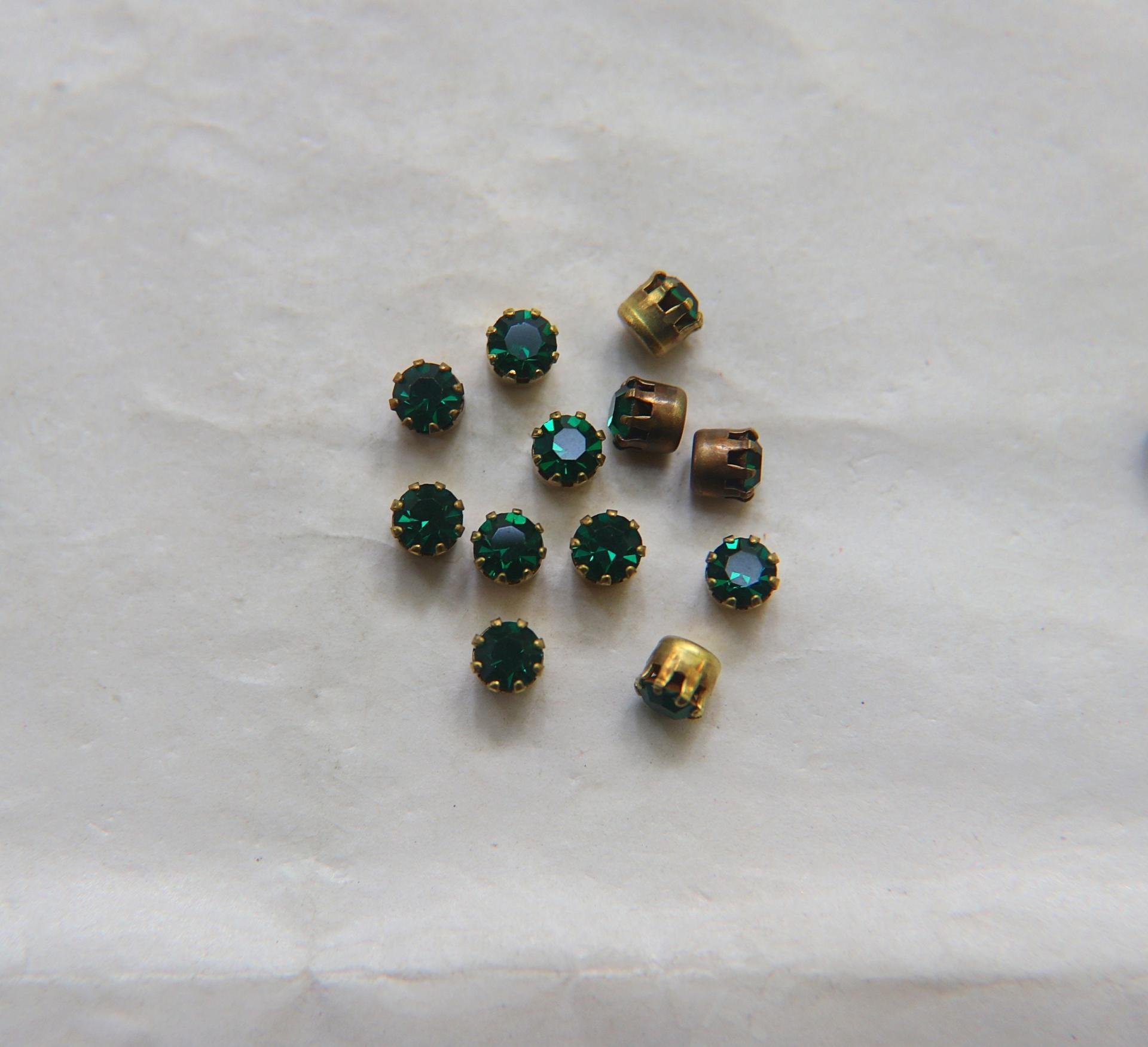 Swarovski 32 PP Vintage Crown Prong Settings in (6 Colours) 36/72/144/432 Pieces jewelry supplies, strass embellishments, vintage rare