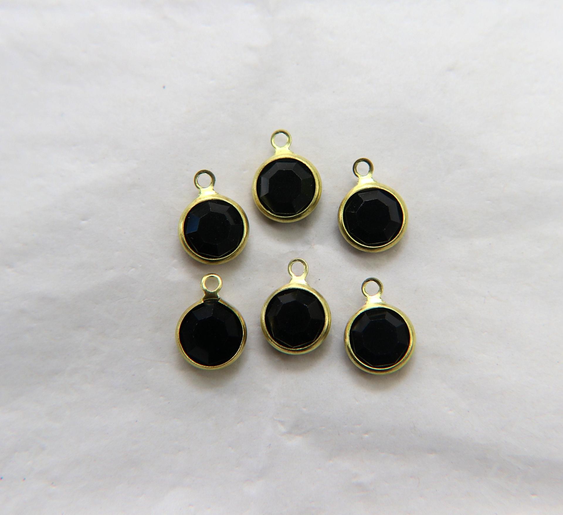 Swarovski channel set 1 loops 40ss 2/6/12/24/36 Pieces BRASS SETTINGS, strass embellishments, vintage rare