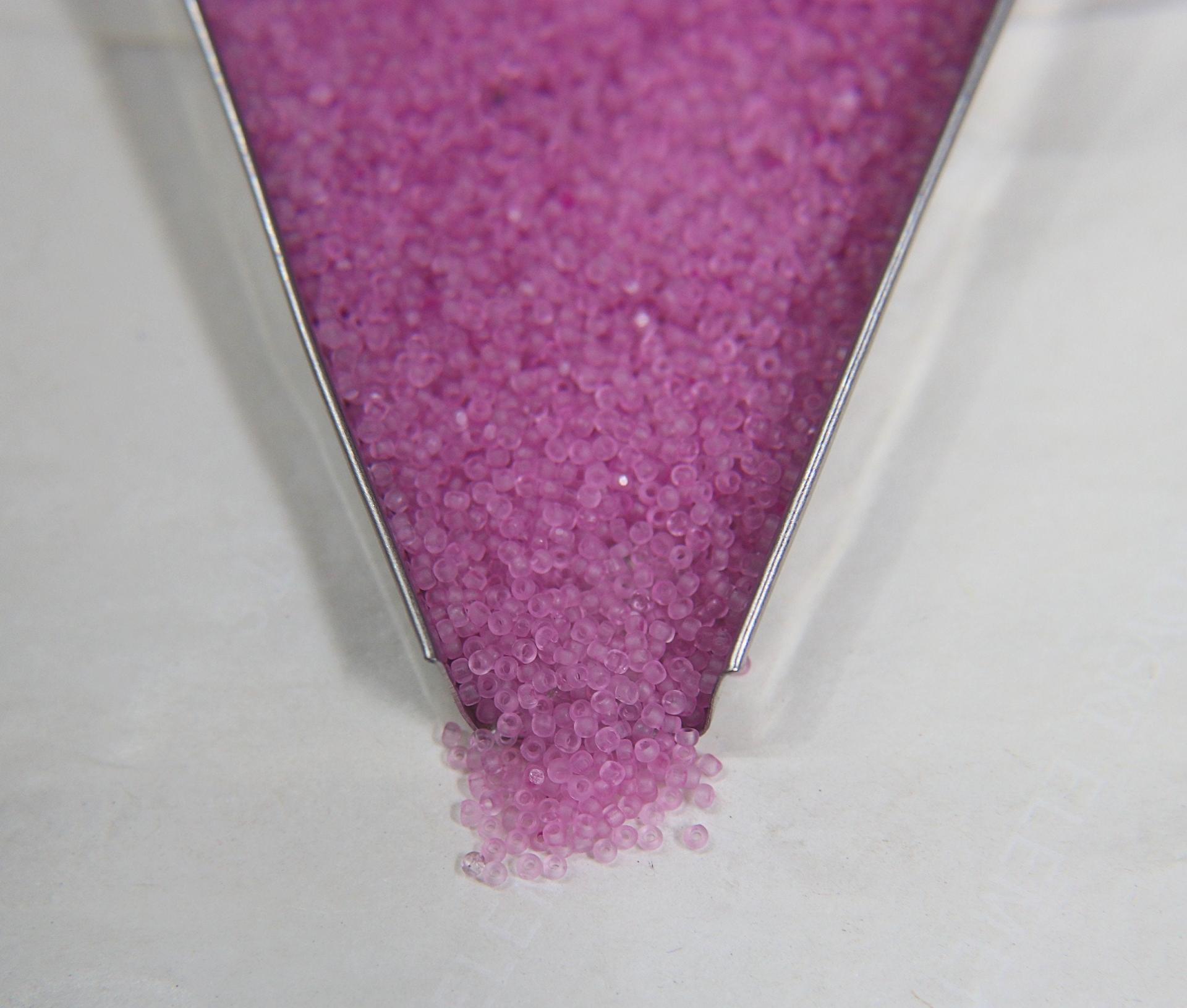 13/0 Charlotte Cut Beads Matt French Rose 5/10/20/50/250/500 Grams embroidery materials, jewelry making, vintage beads