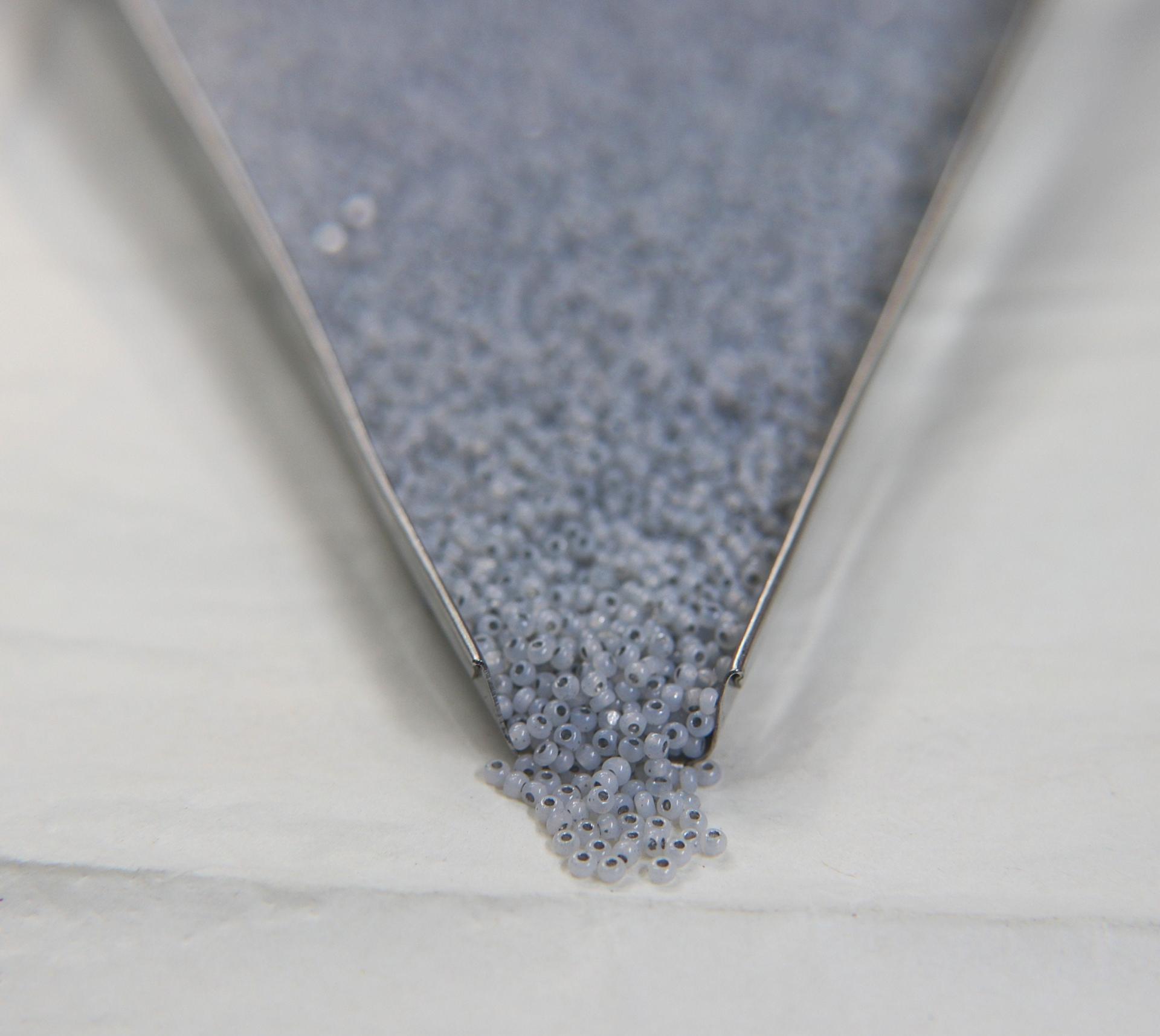 13/0 Charlotte Cut Beads White Opal Silverlined 5/10/20/50/250/500 Grams PREMIUM SEED BEADS, Native Supply