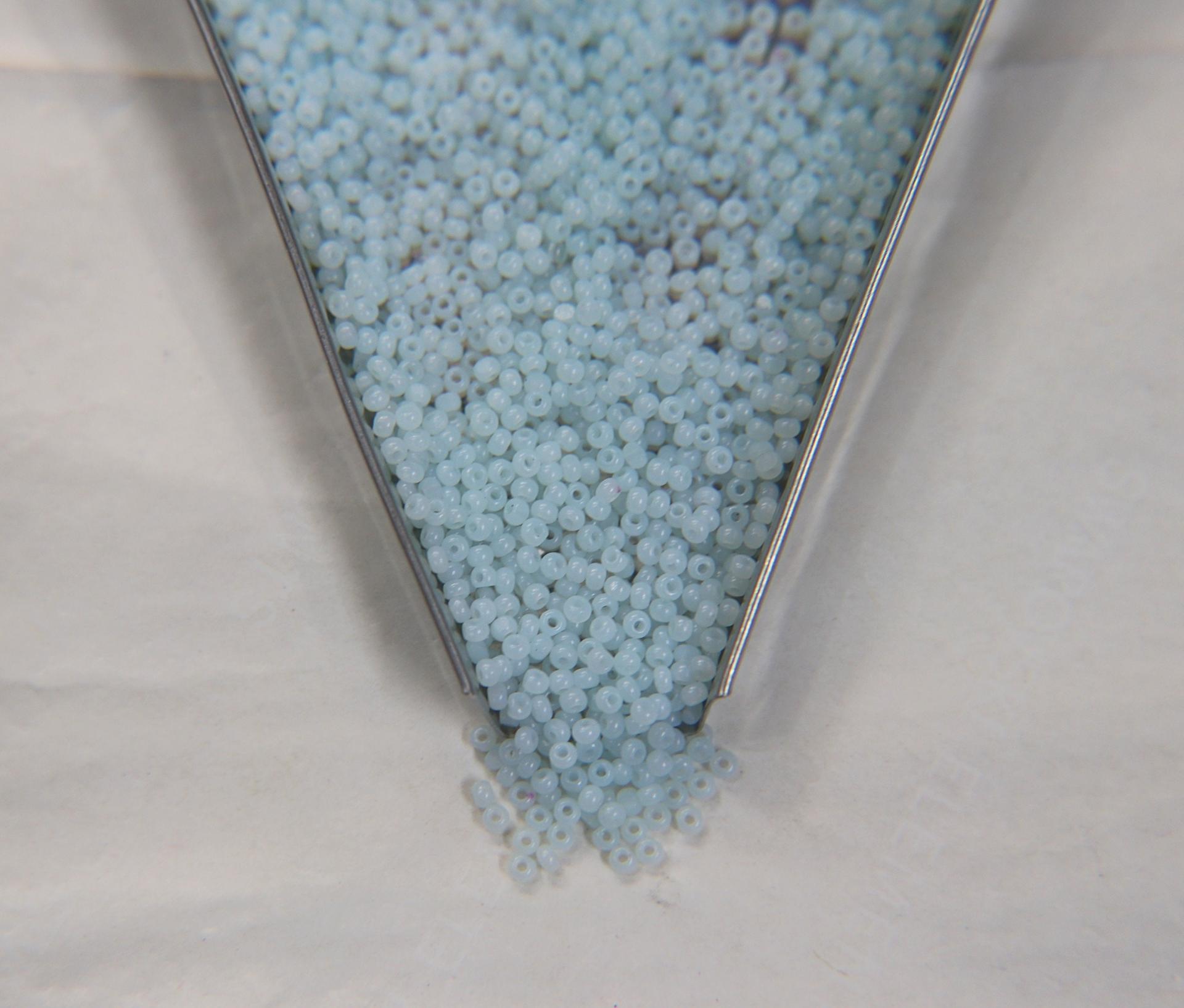 13/0 Charlotte Cut Beads Light Azore Opal 5/10/20/50/250/500 Grams PREMIUM SEED BEADS, Native Supply