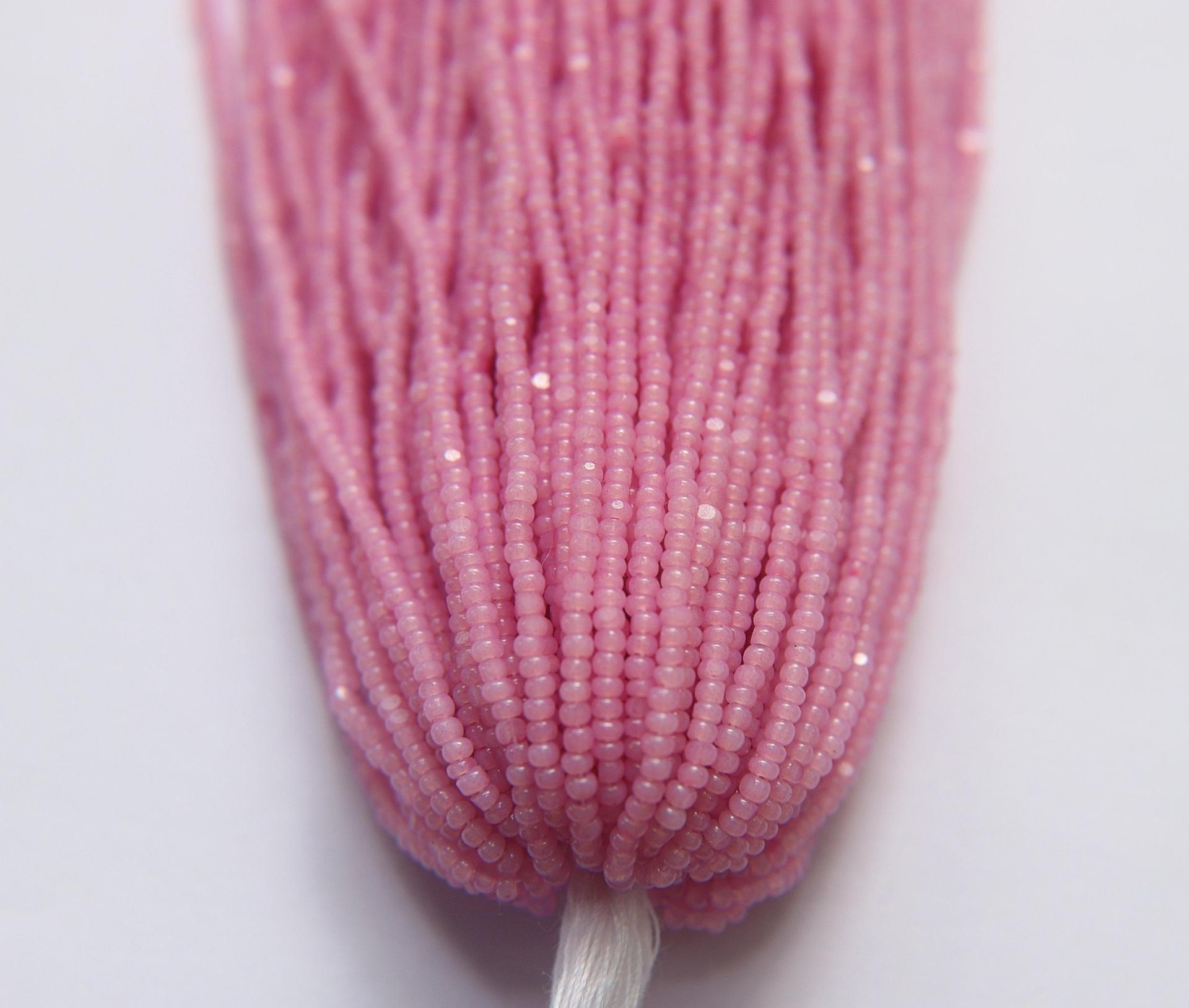 11/0 Hanks Charlotte Cut Beads French Rose Opal 1/5/25/50/100 Hanks 2.0mm jewellery rare glass beads, jewelry supply, Native supply