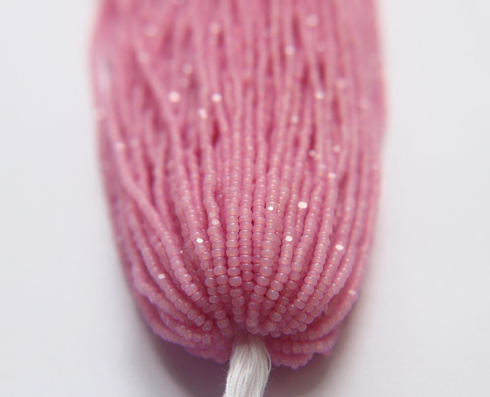 11/0 Hanks Charlotte Cut Beads French Rose Opal 1/5/25/50/100 Hanks 2.0mm jewellery rare glass beads, jewelry supply, Native supply