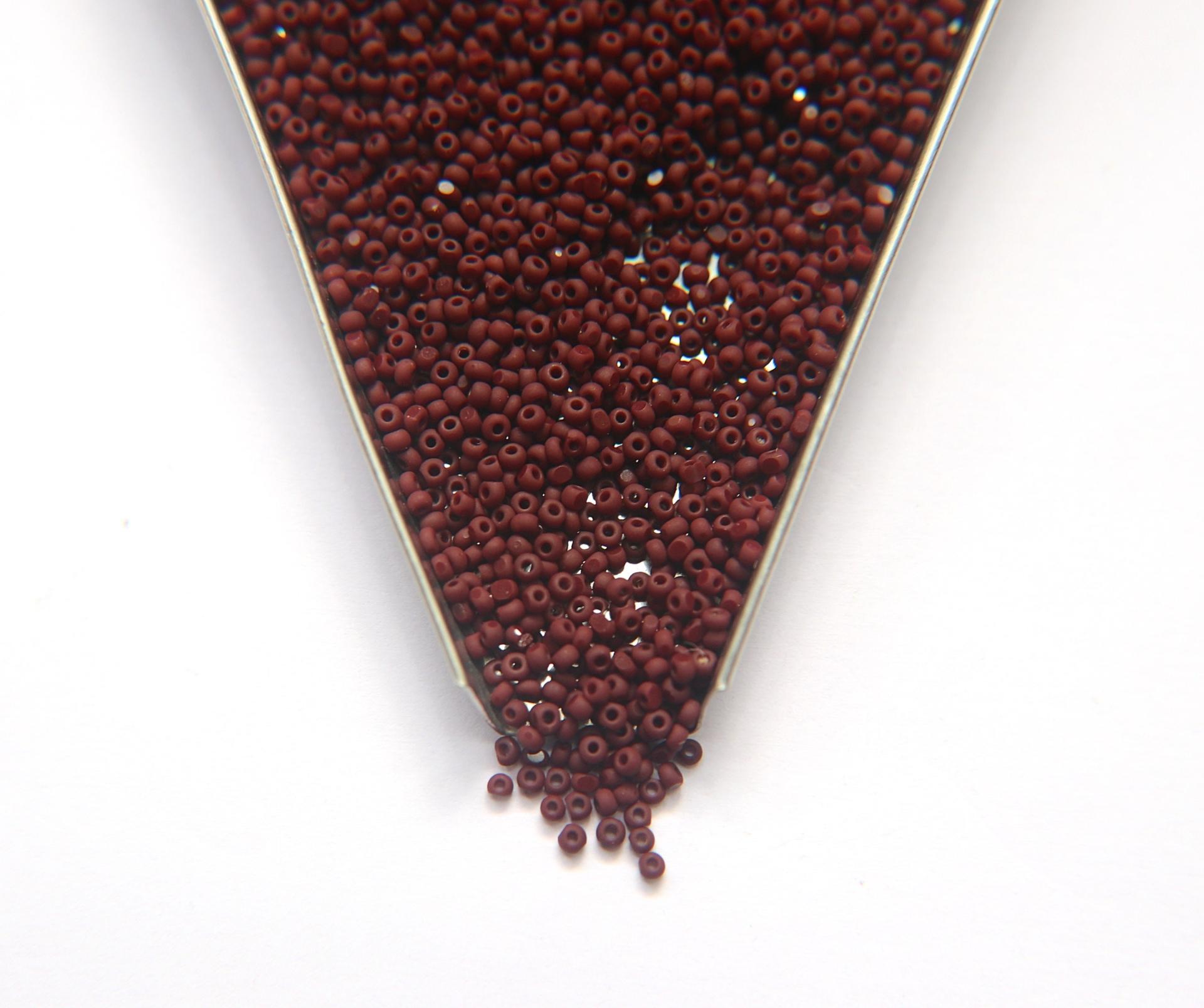 11/0 Charlotte true Cuts Beads Matt Opaque Chocolate Brown 10/20/50/250/500 Native Beads Supply, Premium Seed Beads