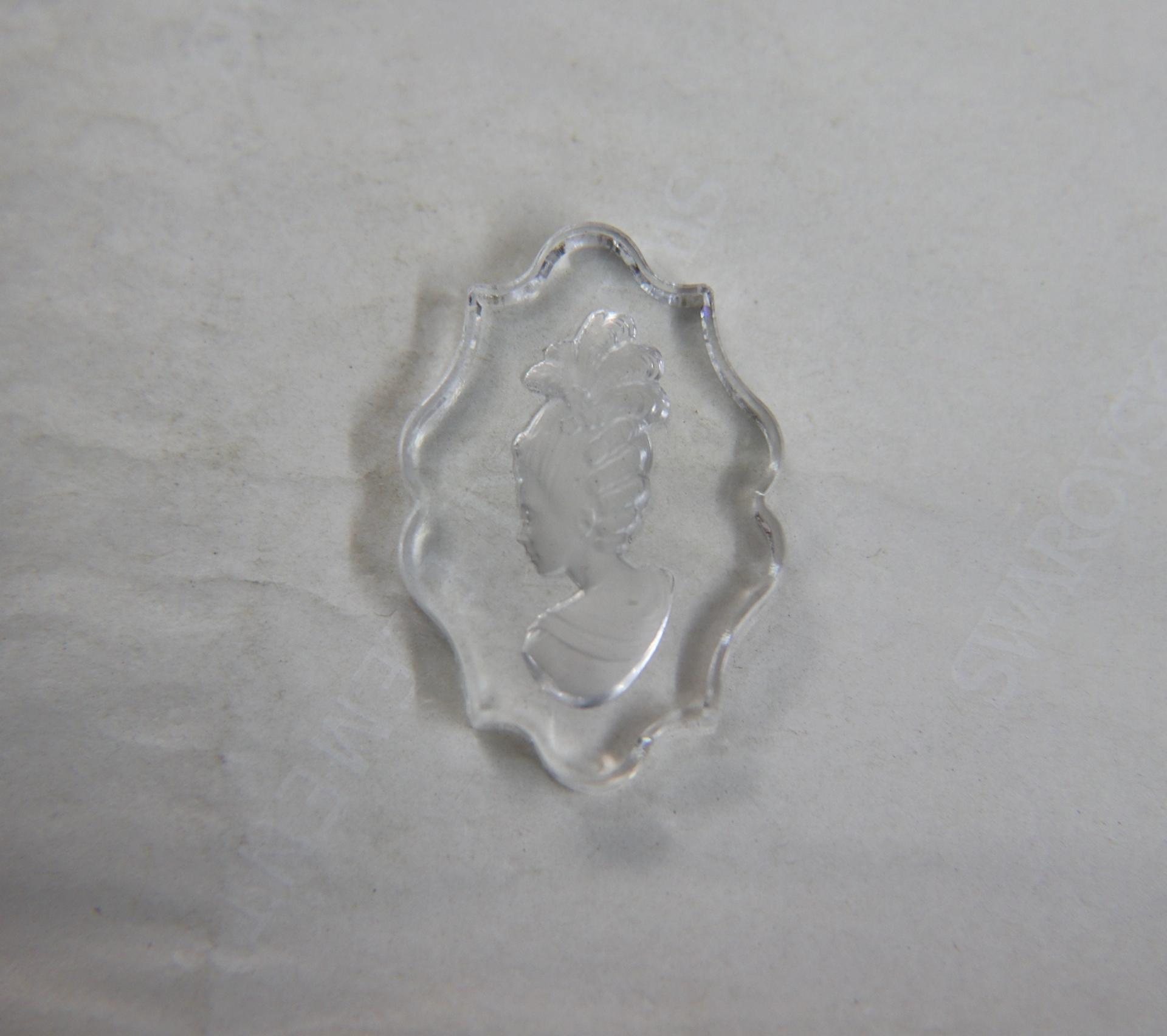 Swarovski Decorative Crystal No holes 30 x 20 MM Fancy Crystal 1 Piece vintage findings, jewelry making