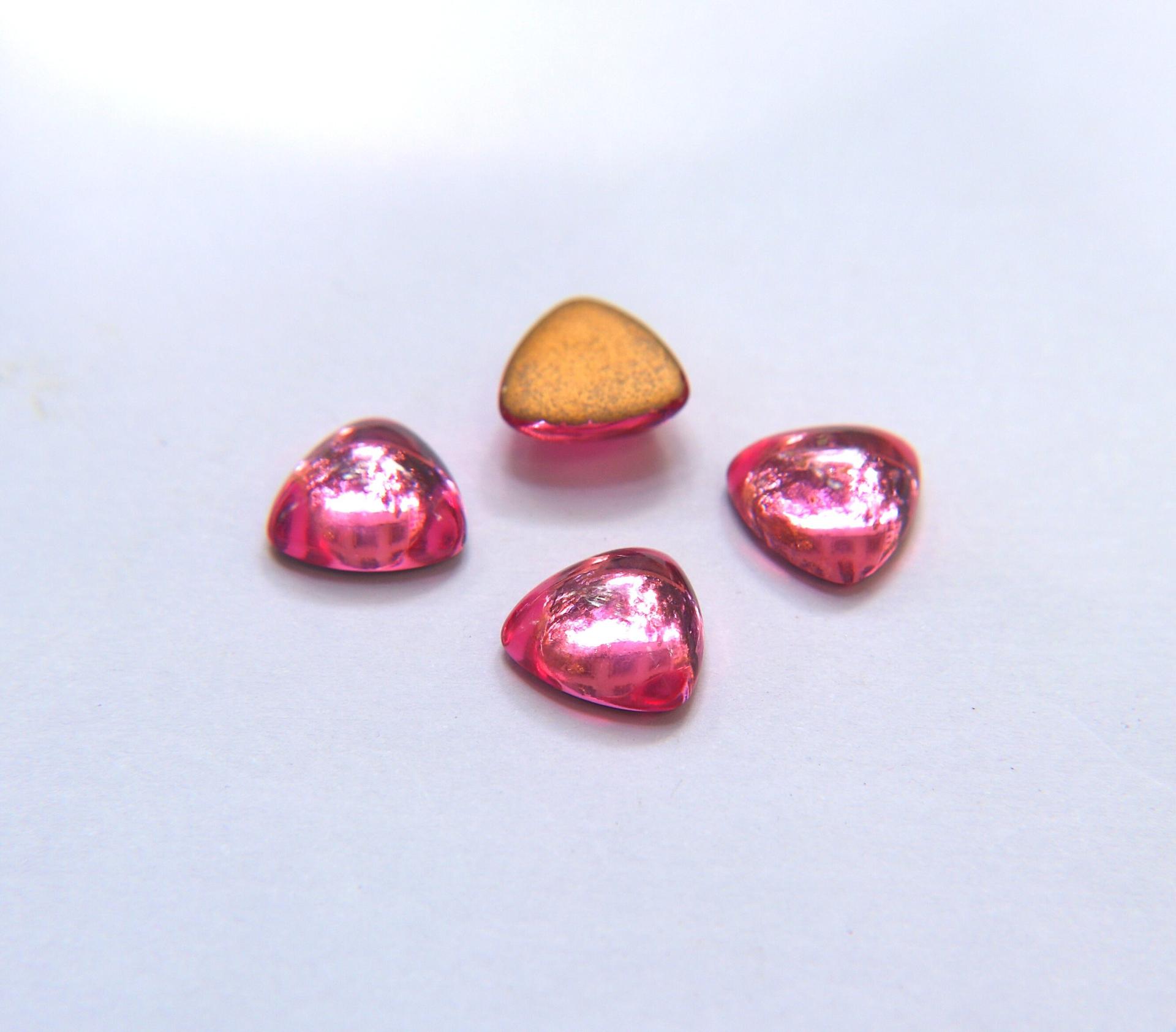 Swarovski 14 mm Vintage Flat Back Triangle Cabochon Cabs 2/6/12/36 pieces home decorations / jewelry making