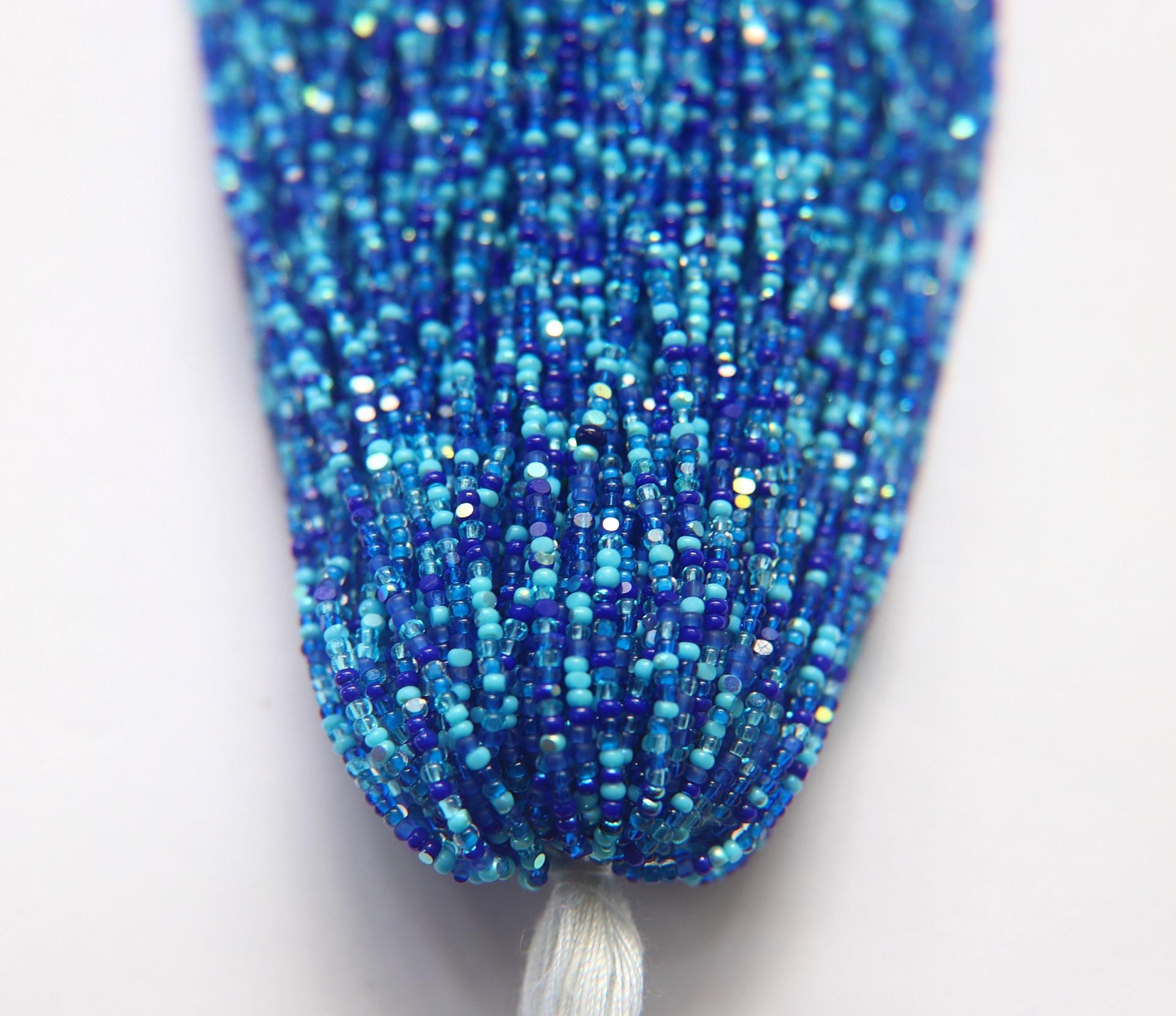 13/0 Hanks Charlotte Cut Beads in Designer Mix (5 Colors) 1/5/25/50/100 Hanks 1.6mm rare glass beads, jewelry supply, native supply