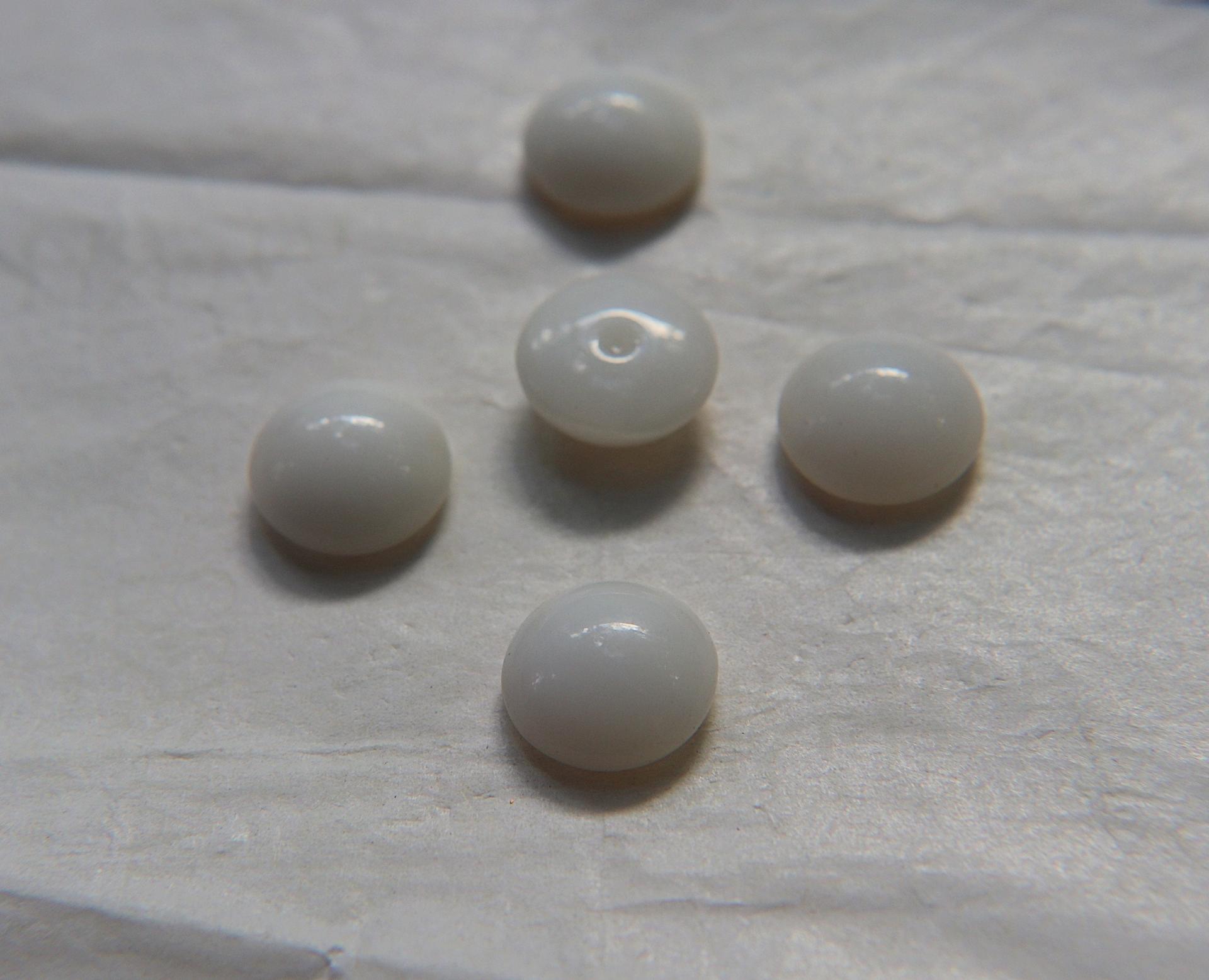 Swarovski 14 mm Vintage in White Alabaster Flat Back Oval Cabochon Cabs 2/6/36/72/144 Pieces