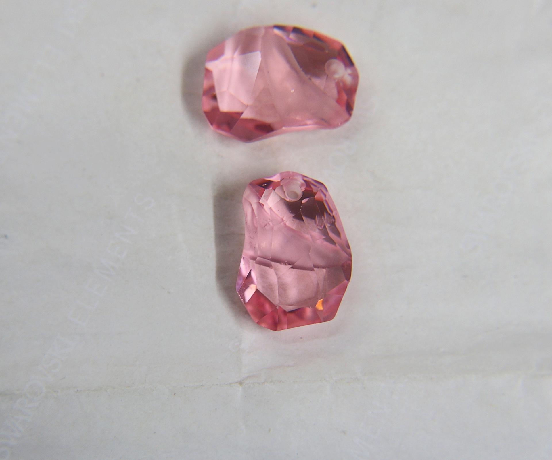 27mm Swarovski 6191 - LIMITED DESIGNER EDITION Divine Rock Pendant Fancy Crystal drop in Crystal vintage findings, jewelry