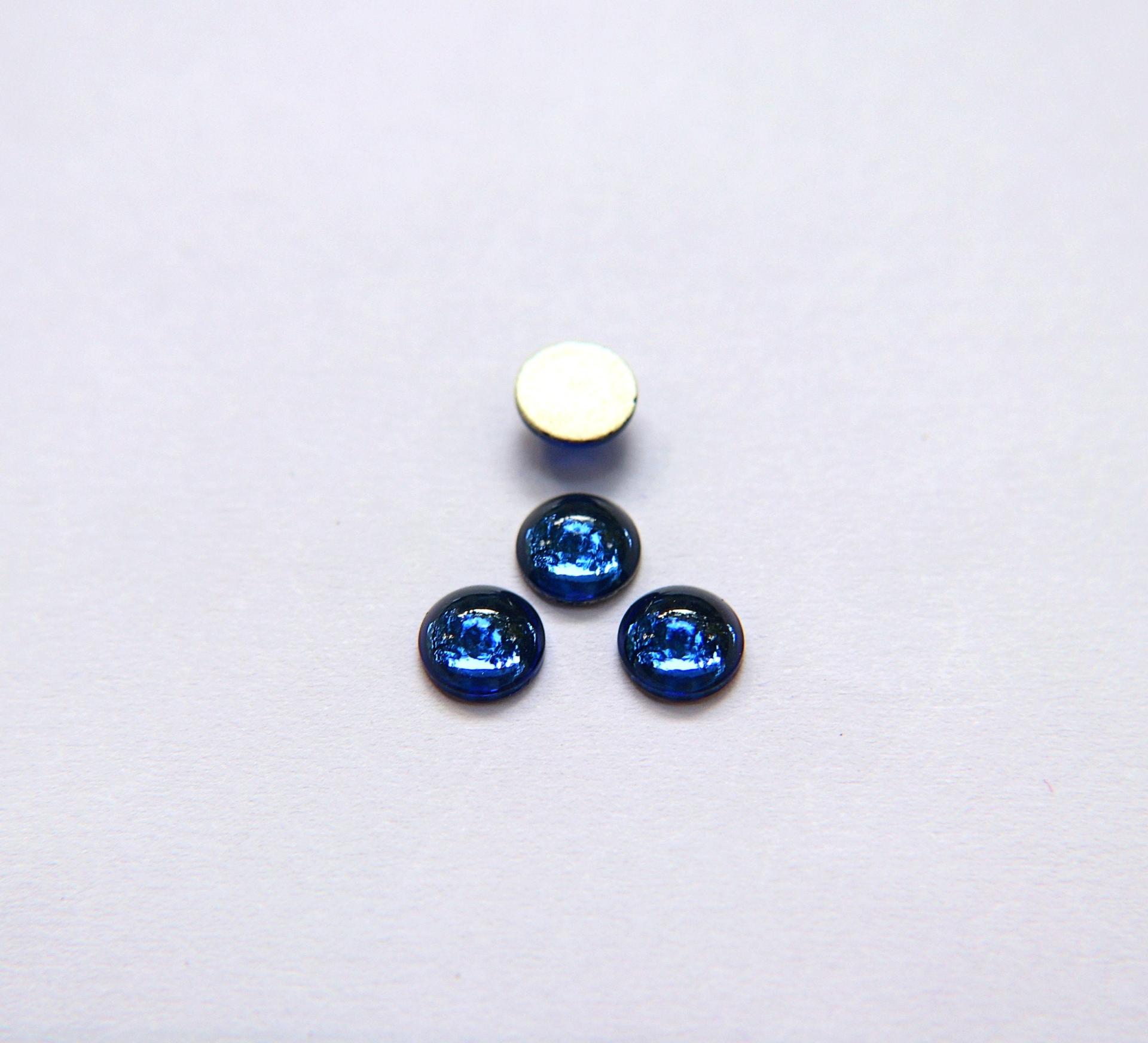 Swarovski 7 mm Vintage in 3 Colours Flat Back Oval Cabochon Cabs 6/12/36/72/144 Pieces