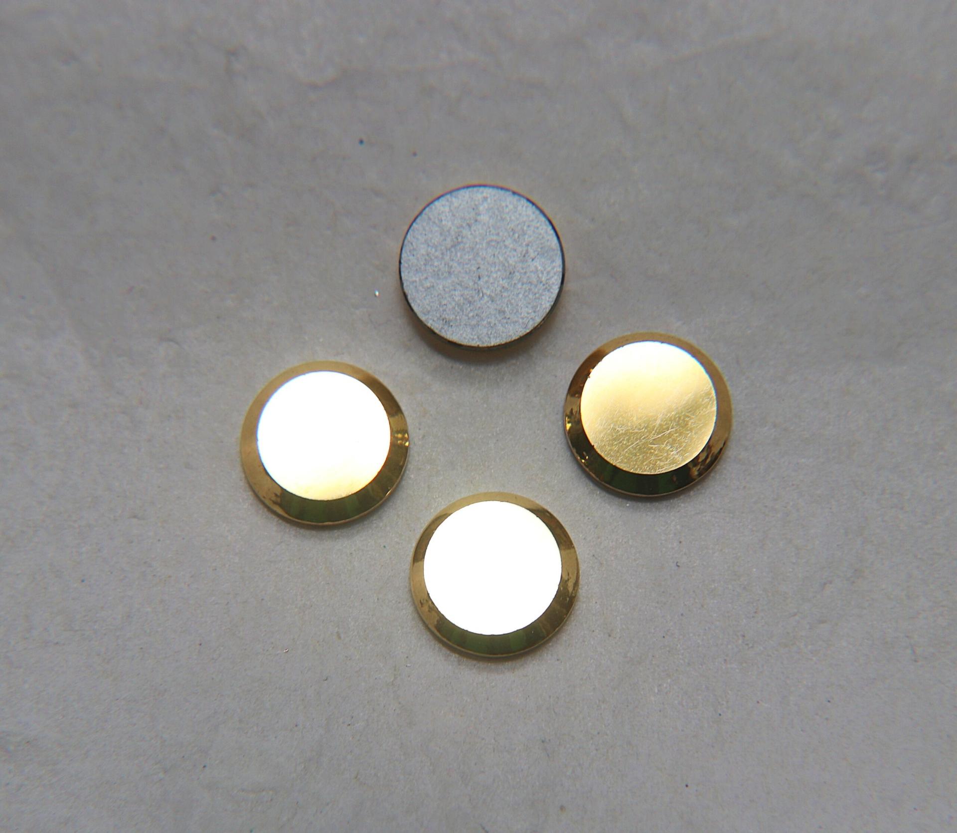 Swarovski 11 mm Rare Vintage Aurum Gold Flat Back Round 2/6/36/72/144 Pieces