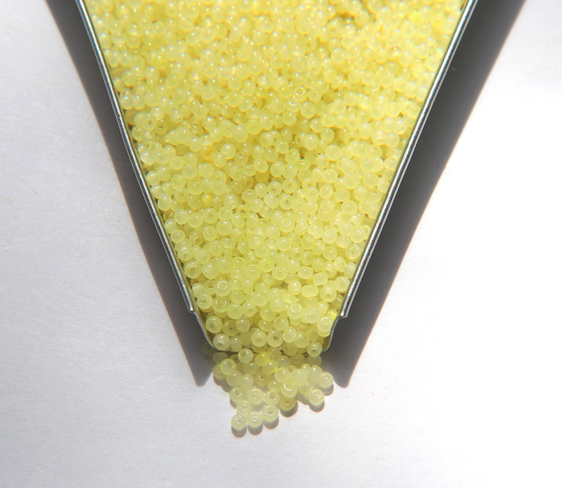 11/0 Rare Opal SEED BEADS PRECIOSA Traditional Czech Beads™ 25/50/100/500 Grams Jewelry making beads, vintage beads, solgel, Native supply