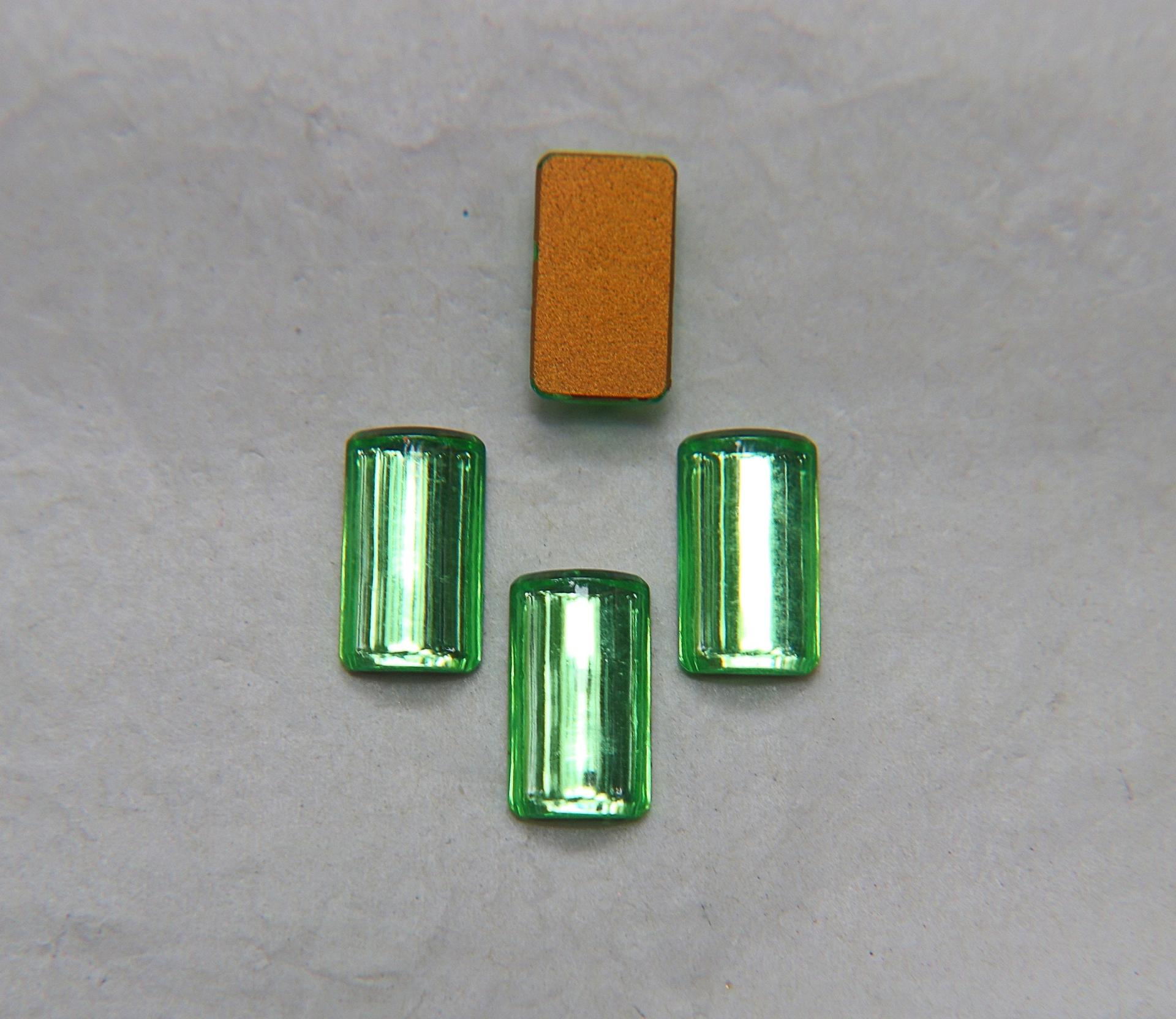 Vintage Swarovski 14x8 mm Rectangle Cabochons Dome back no holes 24/72/144/432 Pieces