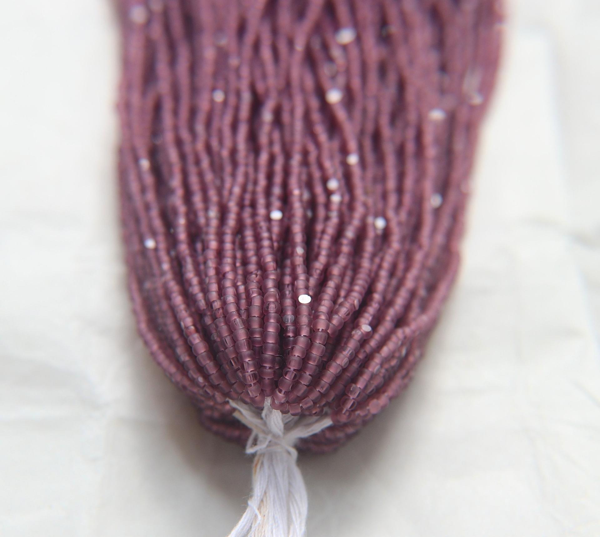 11/0 Hanks Charlotte Cut Beads 20060 MATT Amethyst 1/5/25/50/100 Hanks 2.0mm beads, jewelry supply, findings, Native supply