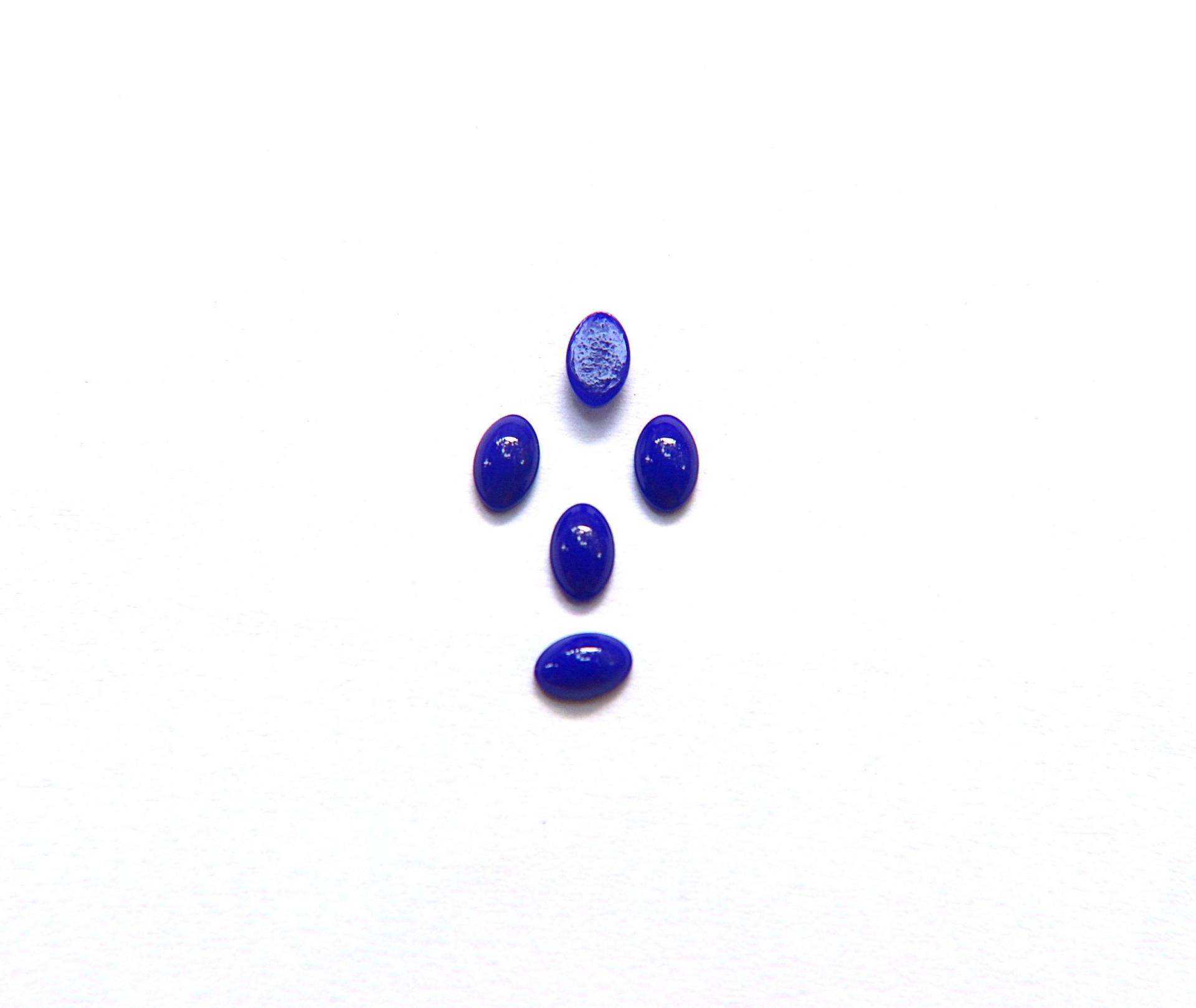 Swarovski 6X4 mm Vintage Flat Back Oval Cabochon Cabs (5 Colours) 36/72/144/288/720 Pieces