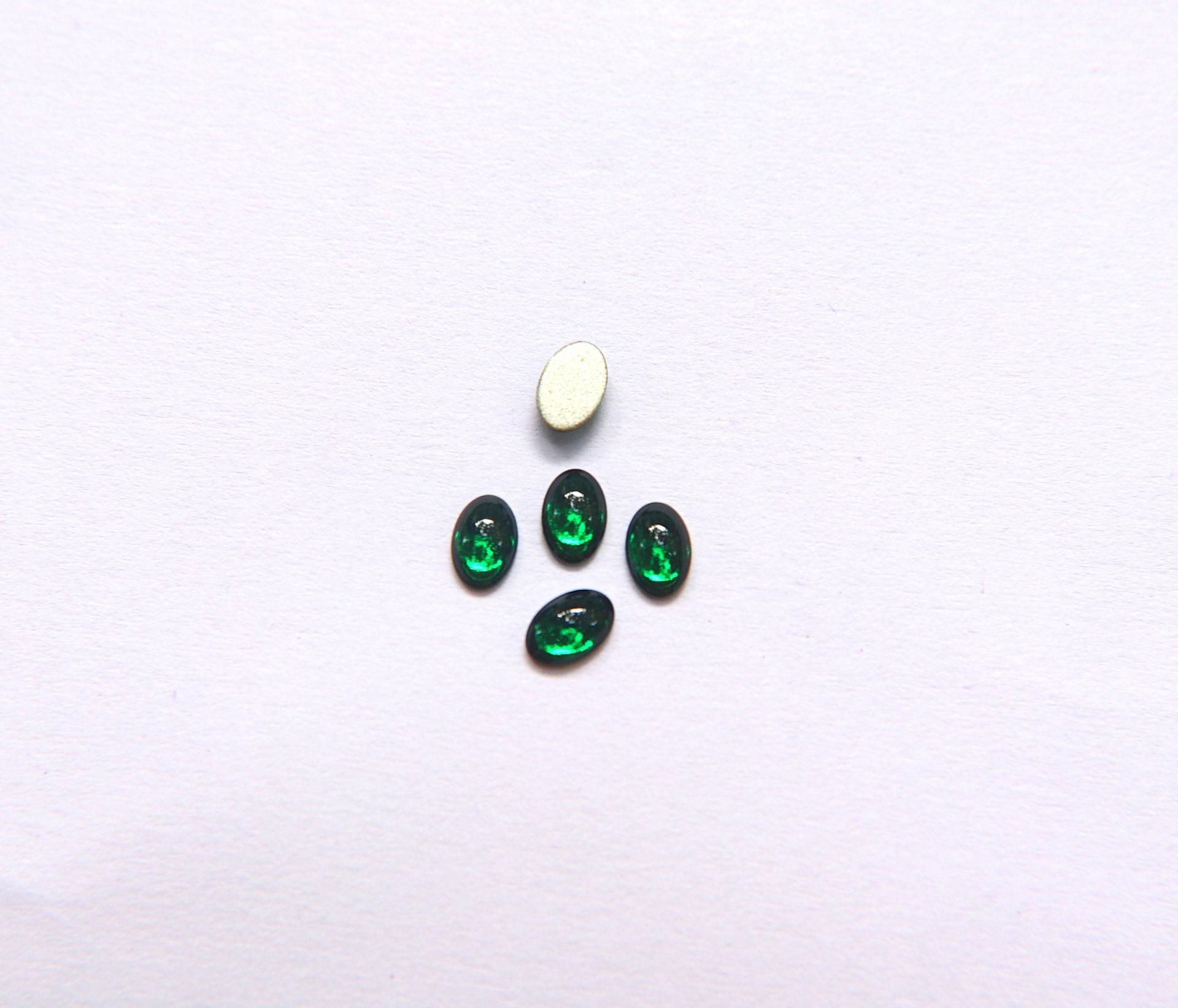 Swarovski 6X4 mm Vintage Flat Back Oval Cabochon Cabs (5 Colours) 36/72/144/288/720 Pieces
