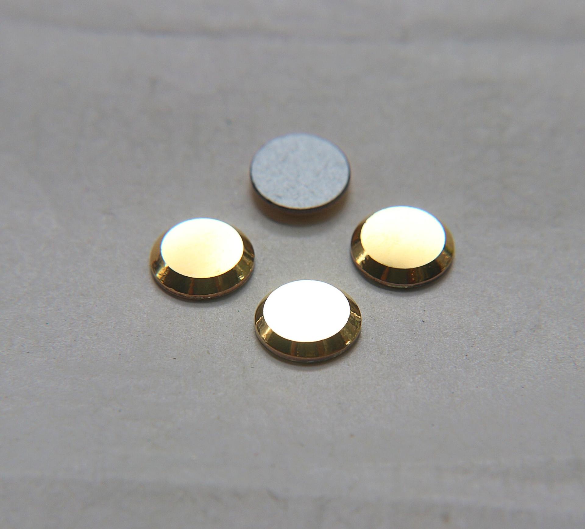 Swarovski 11 mm Rare Vintage Aurum Gold Flat Back Round 2/6/36/72/144 Pieces