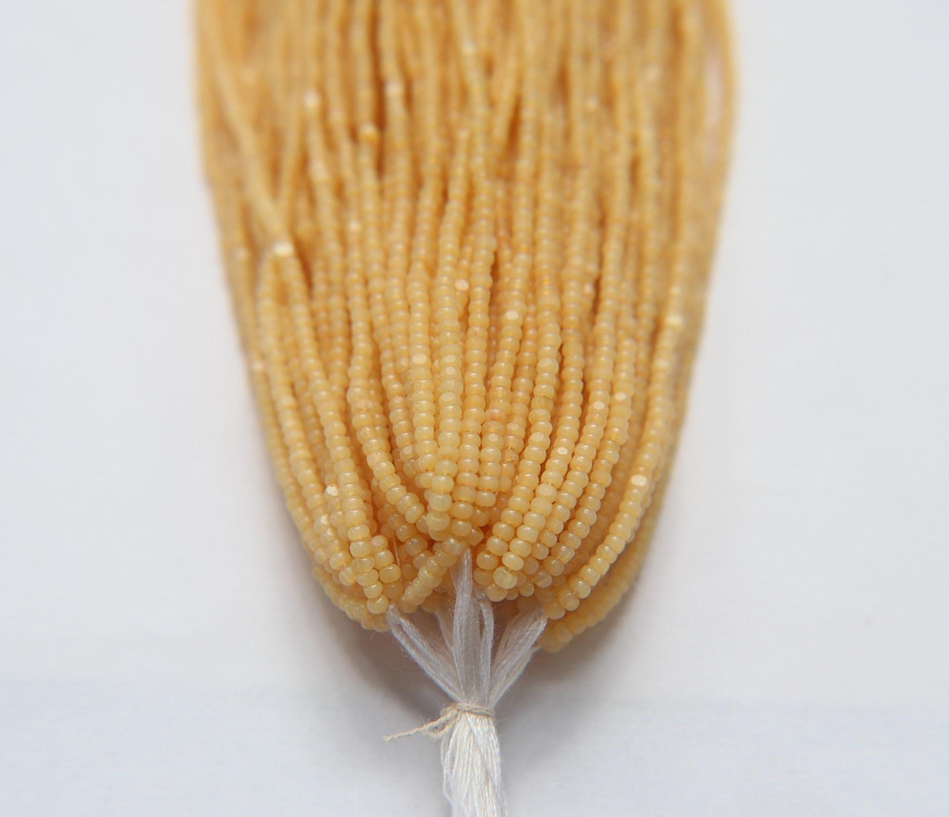 11/0 Hanks Charlotte Cut Beads Wheat Opal 1/5/25/50/100 Hanks 2.0mm jewellery rare glass beads, jewelry supply, Native supply