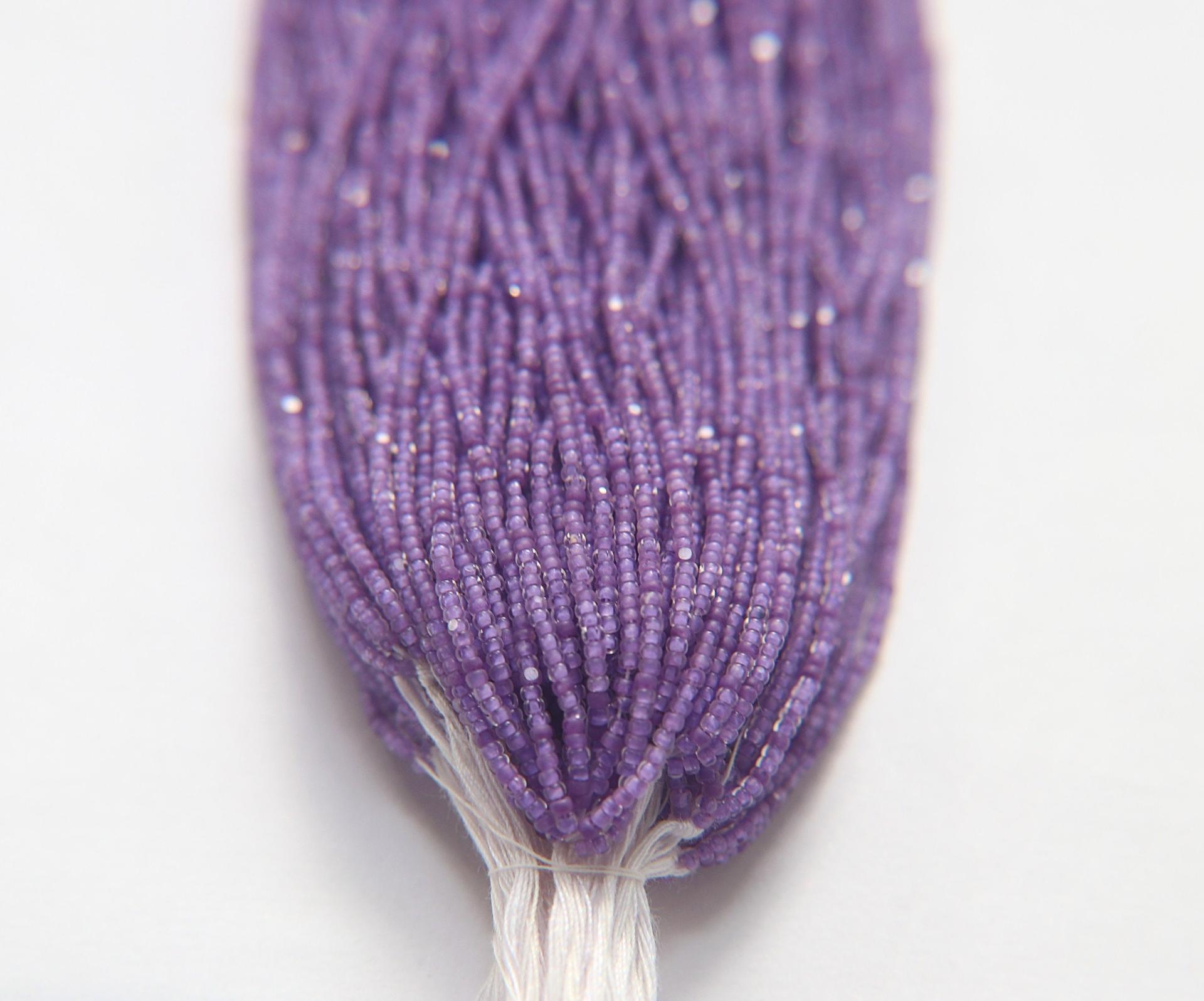 13/0 Hanks Charlotte True Cut Beads Crystal Violet Lining 1/5/25/50/100 Hanks 1.6mm jewellery glass beads, jewelry supply, native supply