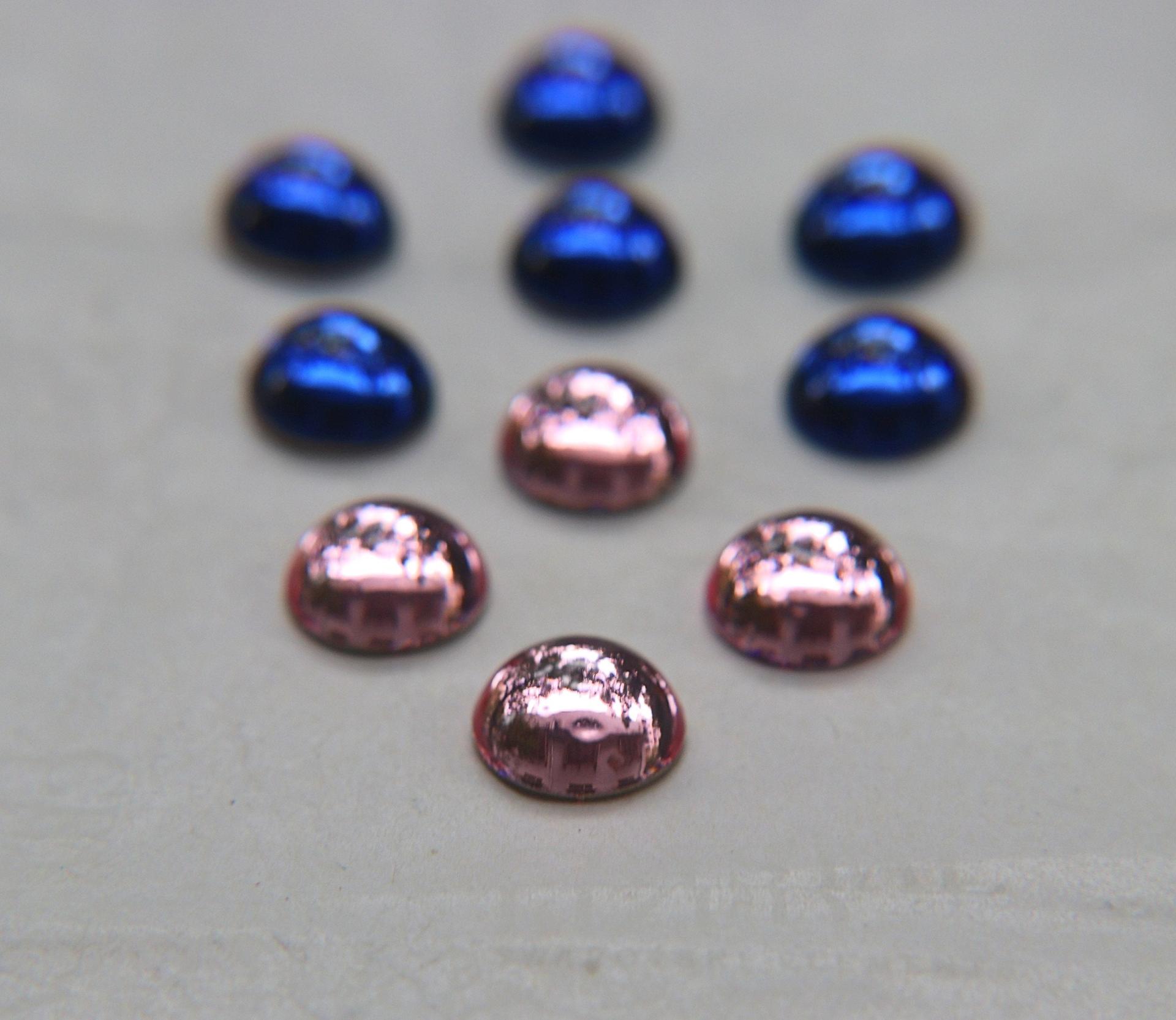 Swarovski 12 mm Vintage in 2 Colours Flat Back Oval Cabochon Cabs 6/12/36/72/144 Pieces