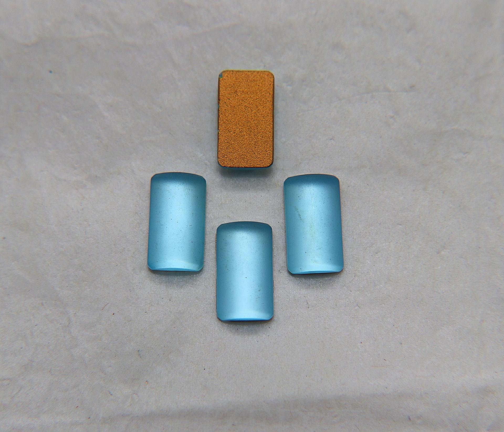 Vintage Swarovski 14x8 mm Rectangle Cabochons Dome back no holes 24/72/144/432 Pieces