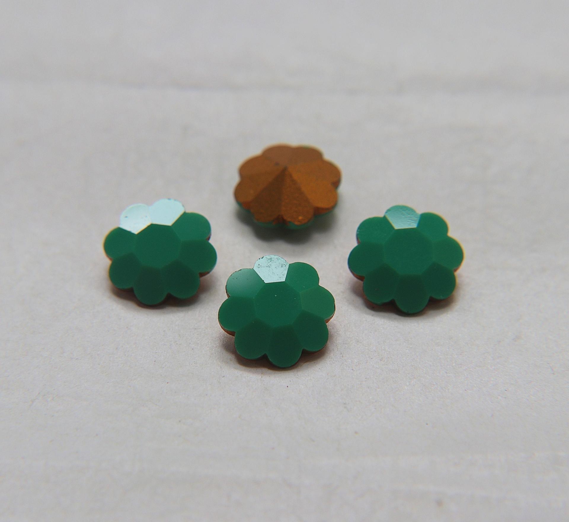 12 mm Swarovski Vintage Flower Stones (2 Colours) Rhinestones 2/6/12/36/72 pieces