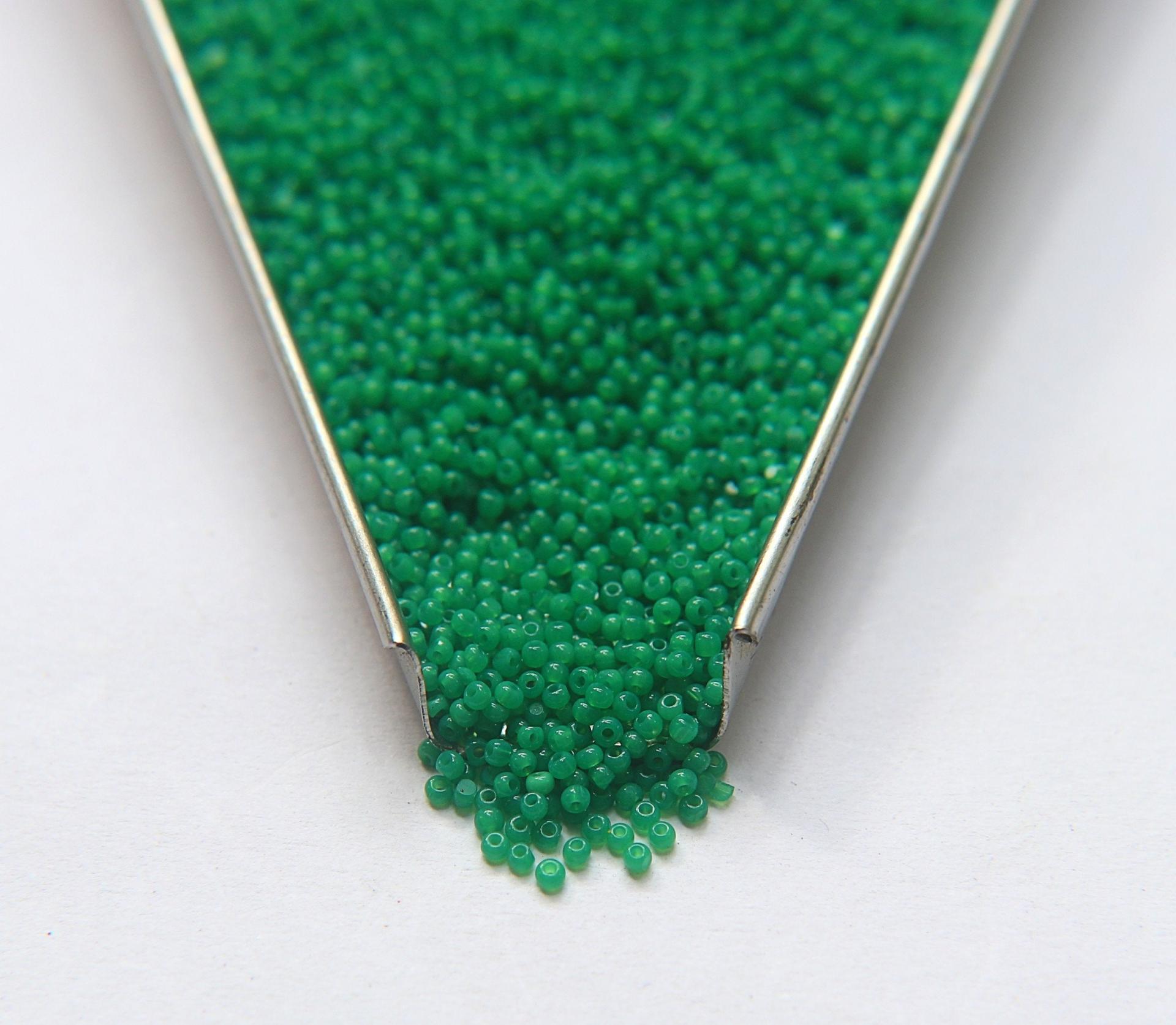 13/0 Charlotte Cut Beads 52240 Opal Green 5/10/20/50/250/500 Grams PREMIUM SEED BEADS, Native Supply