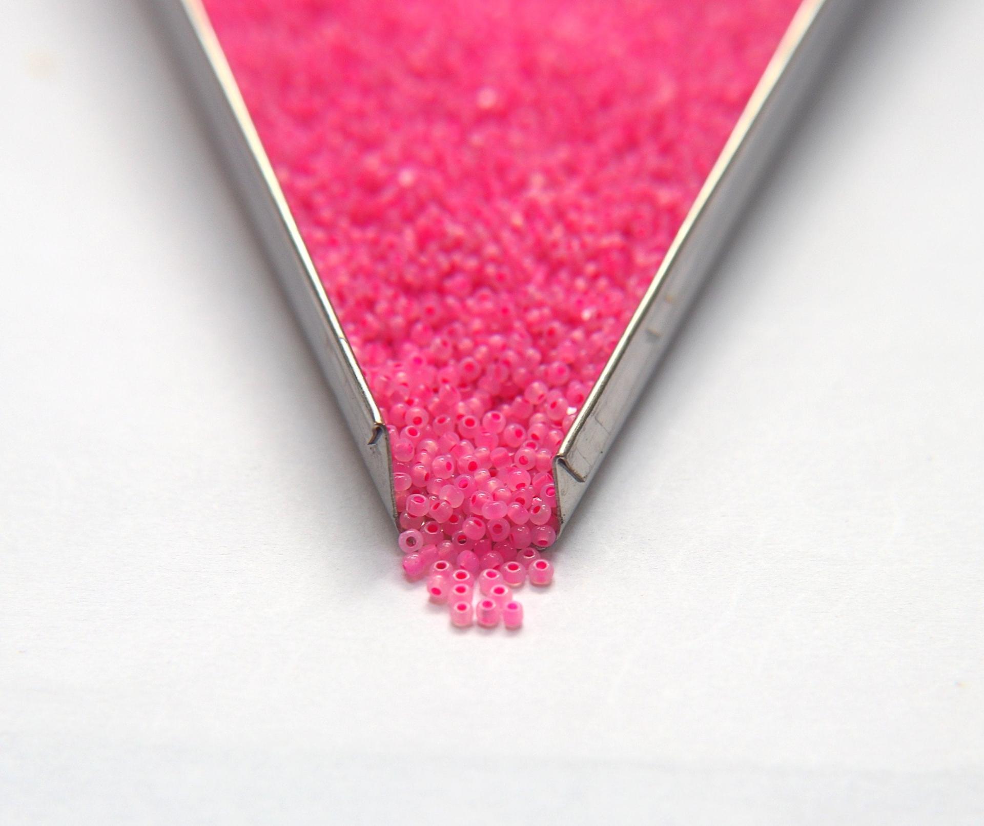 11/0 Charlotte true Cut Beads OPAL Neon Linings (12 Colors) 10/20/50/250/500 Grams Premium Seed Beads, Rare Beads, Native Supply