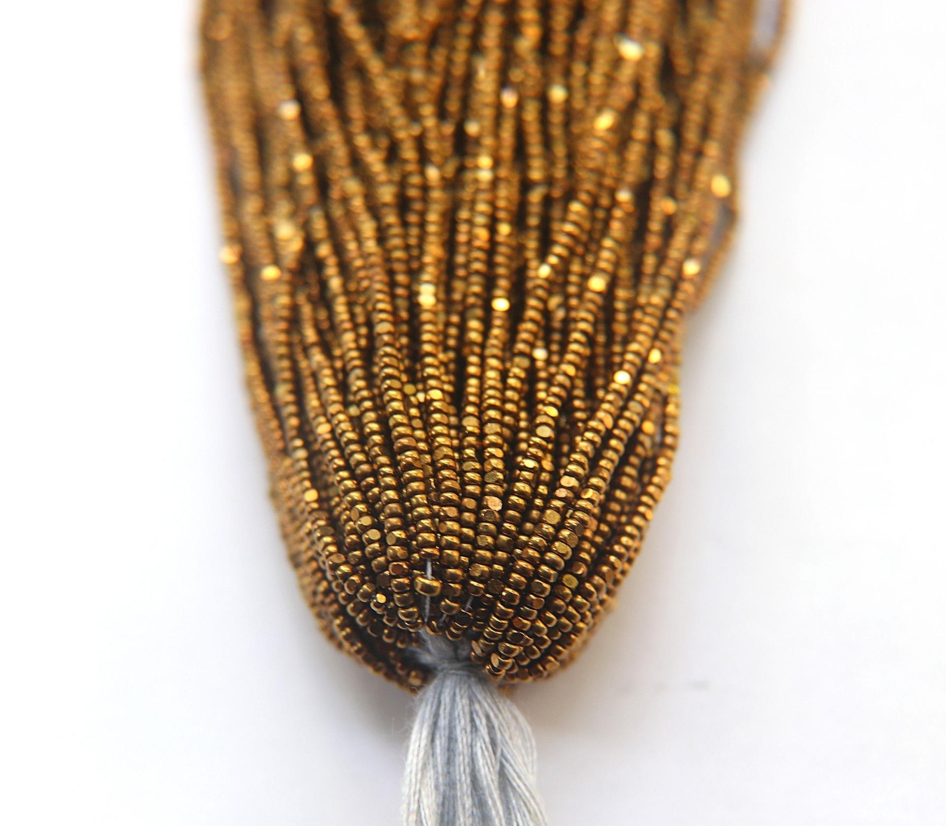 13/0 Hanks Charlotte Cut Beads Dorado Metallic 1/5/25/50/100 Hanks 1.6mm PREMIUM SEED Beads, jewelry supply, vintage beads