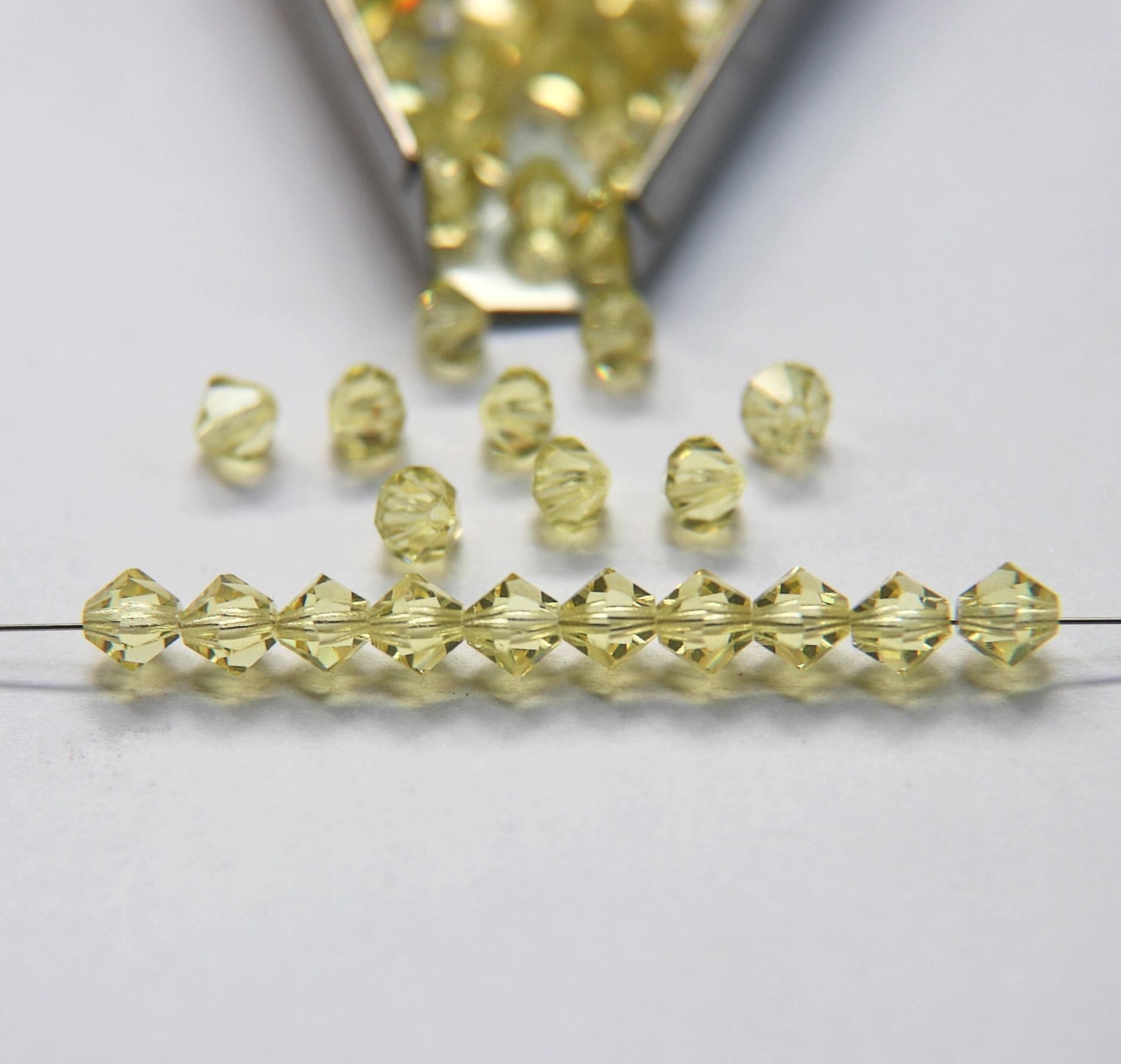 6 mm Jonquil Preciosa Bicones 12/36/72/144/288 Pieces Jewelry making beads Made in Czech Republic