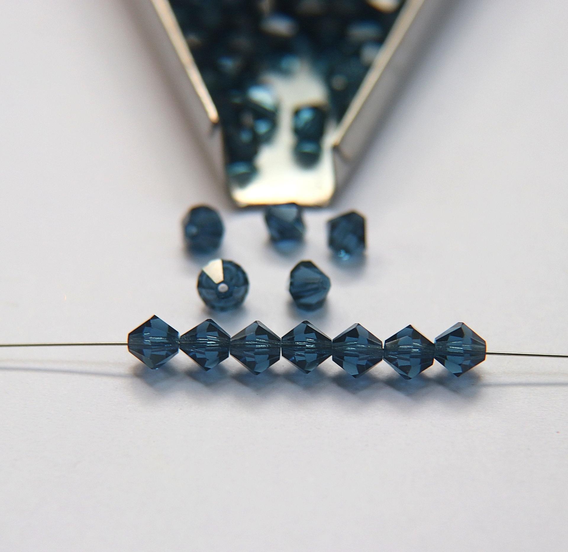 6 mm Montana Preciosa Bicones 12/36/72/144/288 Pieces Jewelry making beads Made in Czech Republic
