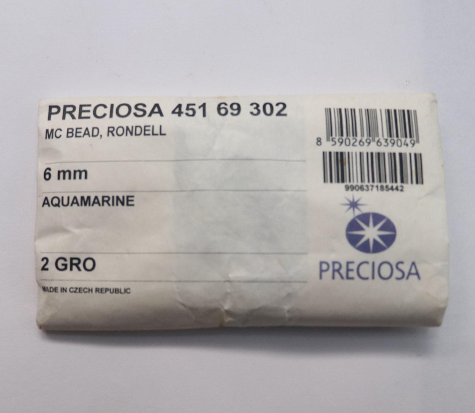 6 mm Aquamarine Preciosa Bicones 12/36/72/144/288 Pieces Jewelry making beads Made in Czech Republic