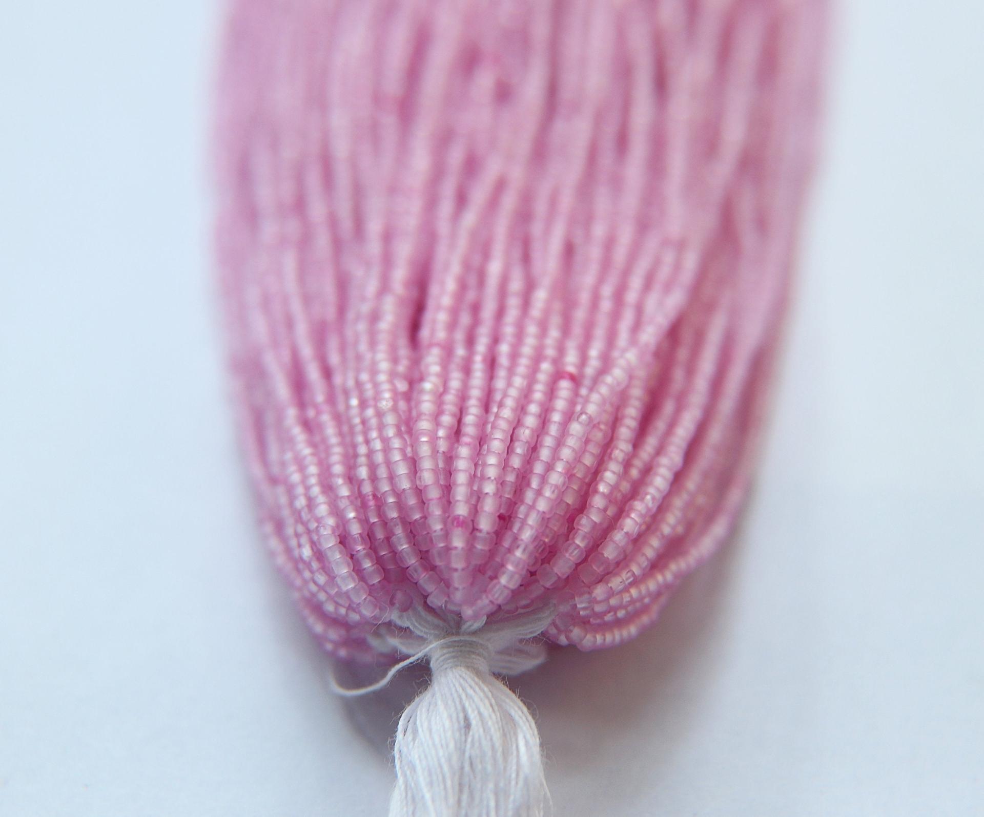 13/0 Hanks Charlotte Cut Beads Matt French Rose 1/5/25/50/100 Hanks 1.6mm glass beads, native jewelry supply, findings