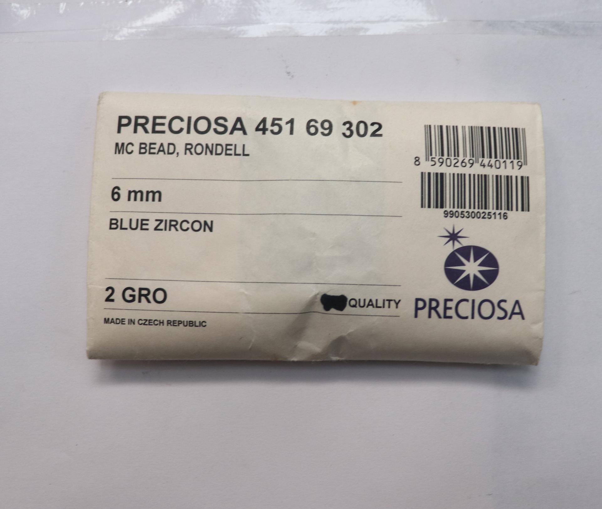 6 mm Blue Zircon Preciosa Bicones 12/36/72/144/288 Pieces Jewelry making beads Made in Czech Republic