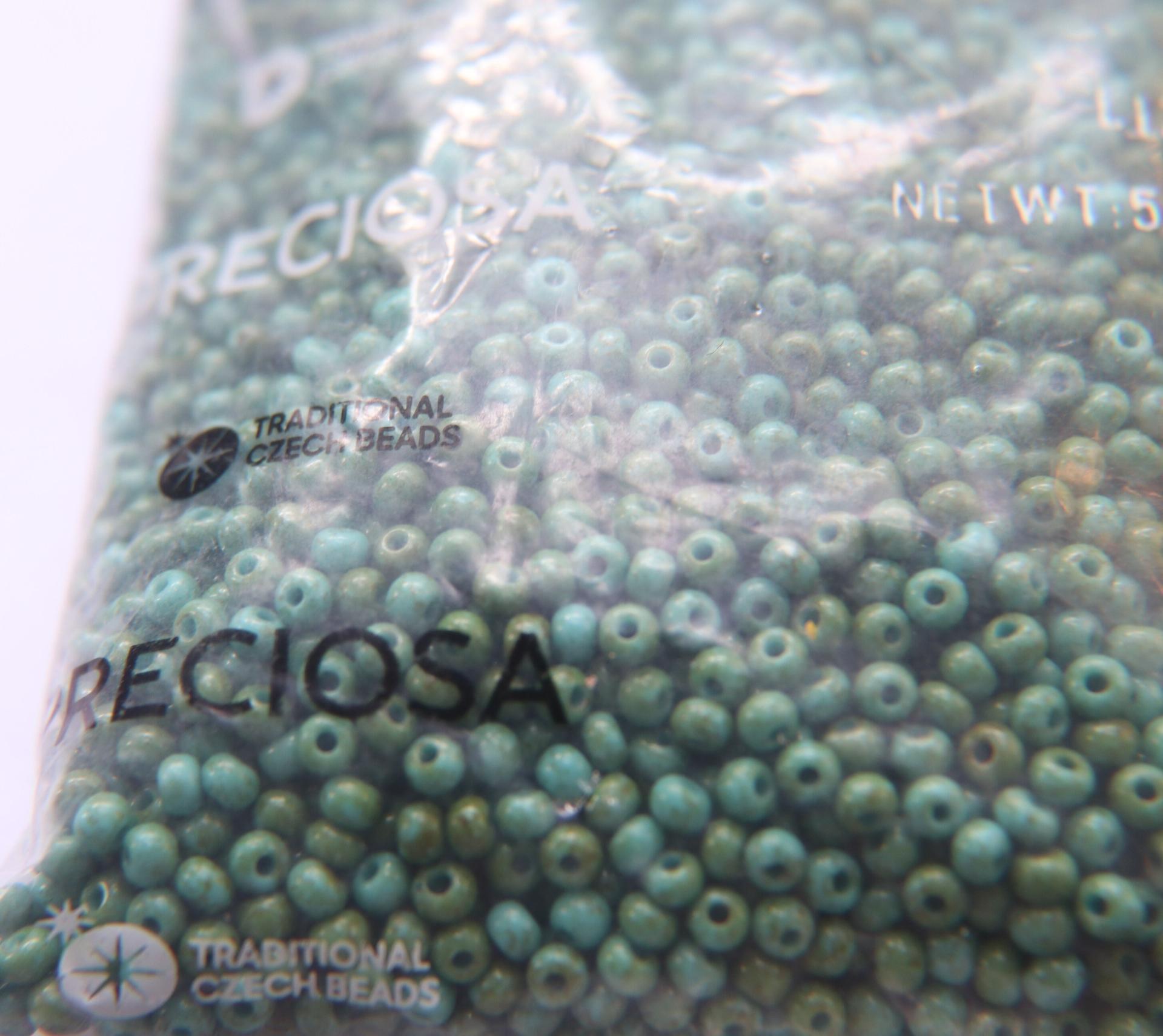 6/0 glass Seed Beads Turquoise Travertine 10/50/100/250 Grams size 6 Preciosa Rocaille 4mm spacer beads, large, big hole, native beads
