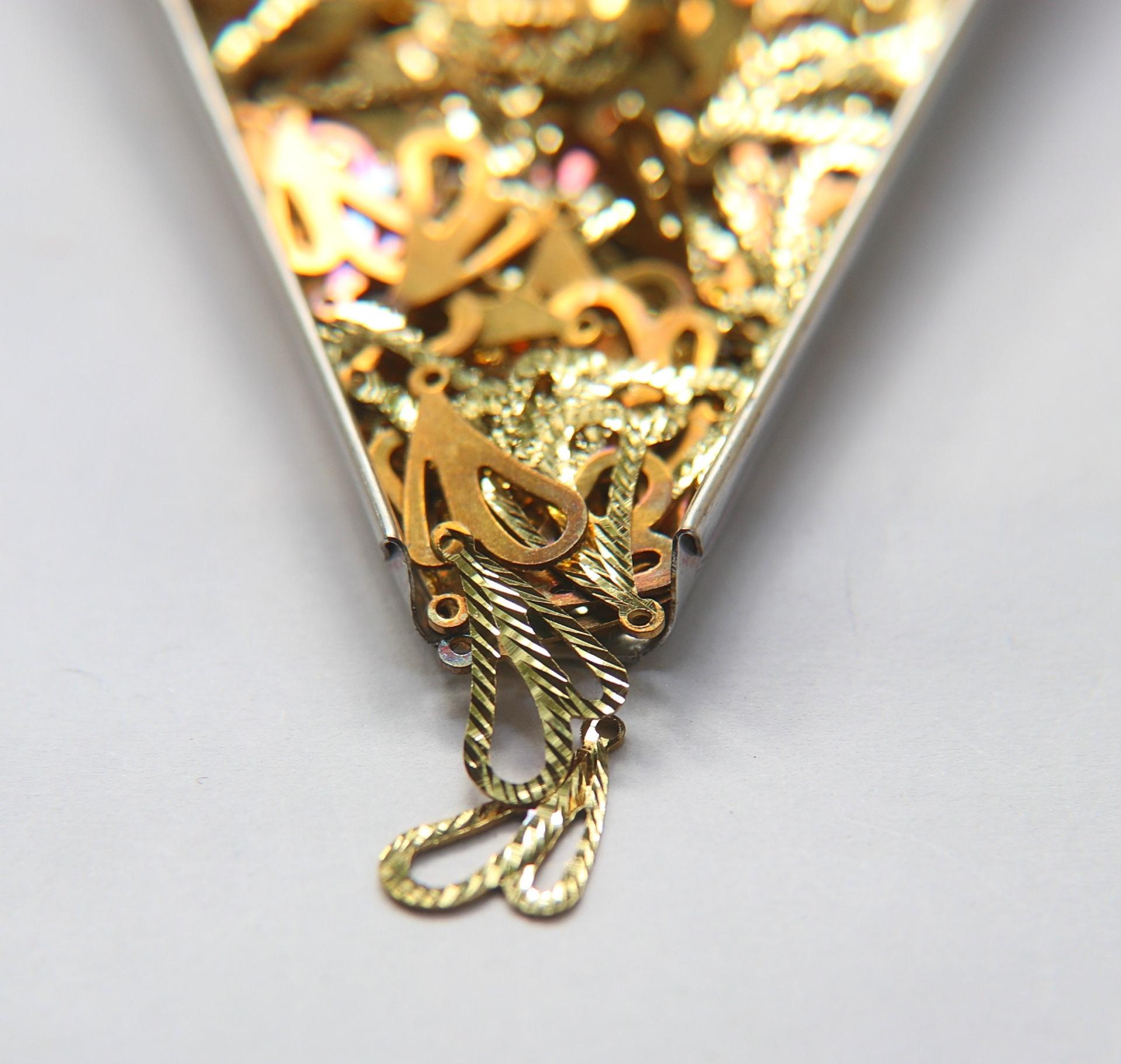 Brass Findings, Raw Brass MINI designer diamond cut Charms in brass 12x19.5mm, 1.2mm Loop, 20/50/150/300 PIECES vintage findings, jewlery