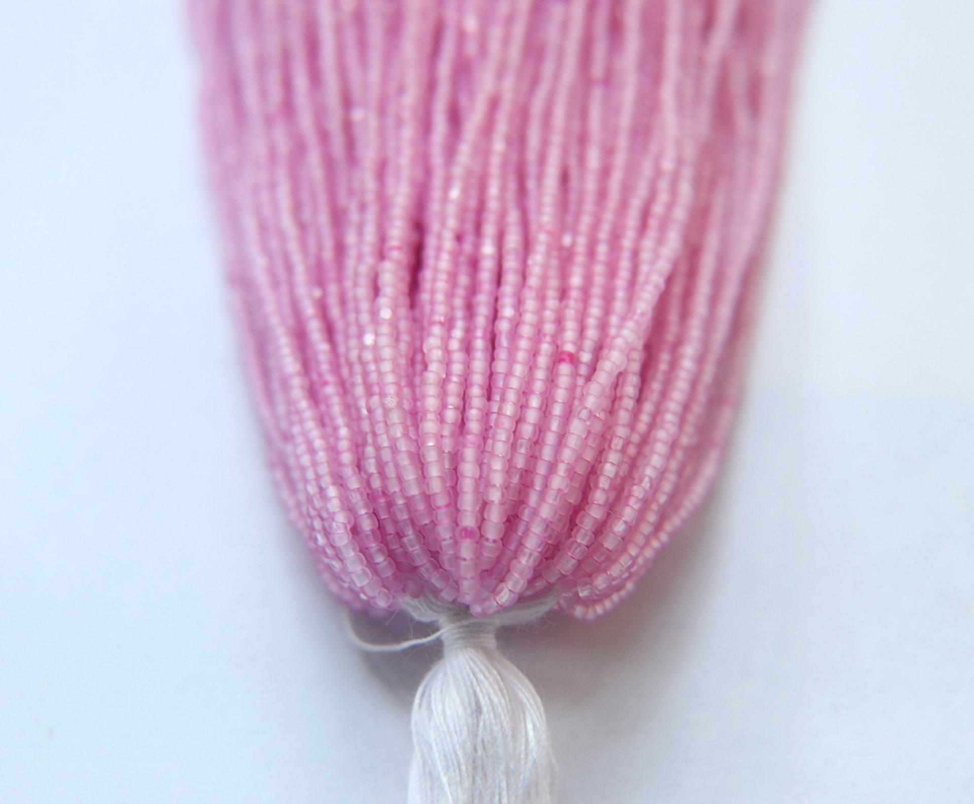 13/0 Hanks Charlotte Cut Beads Matt French Rose 1/5/25/50/100 Hanks 1.6mm glass beads, native jewelry supply, findings