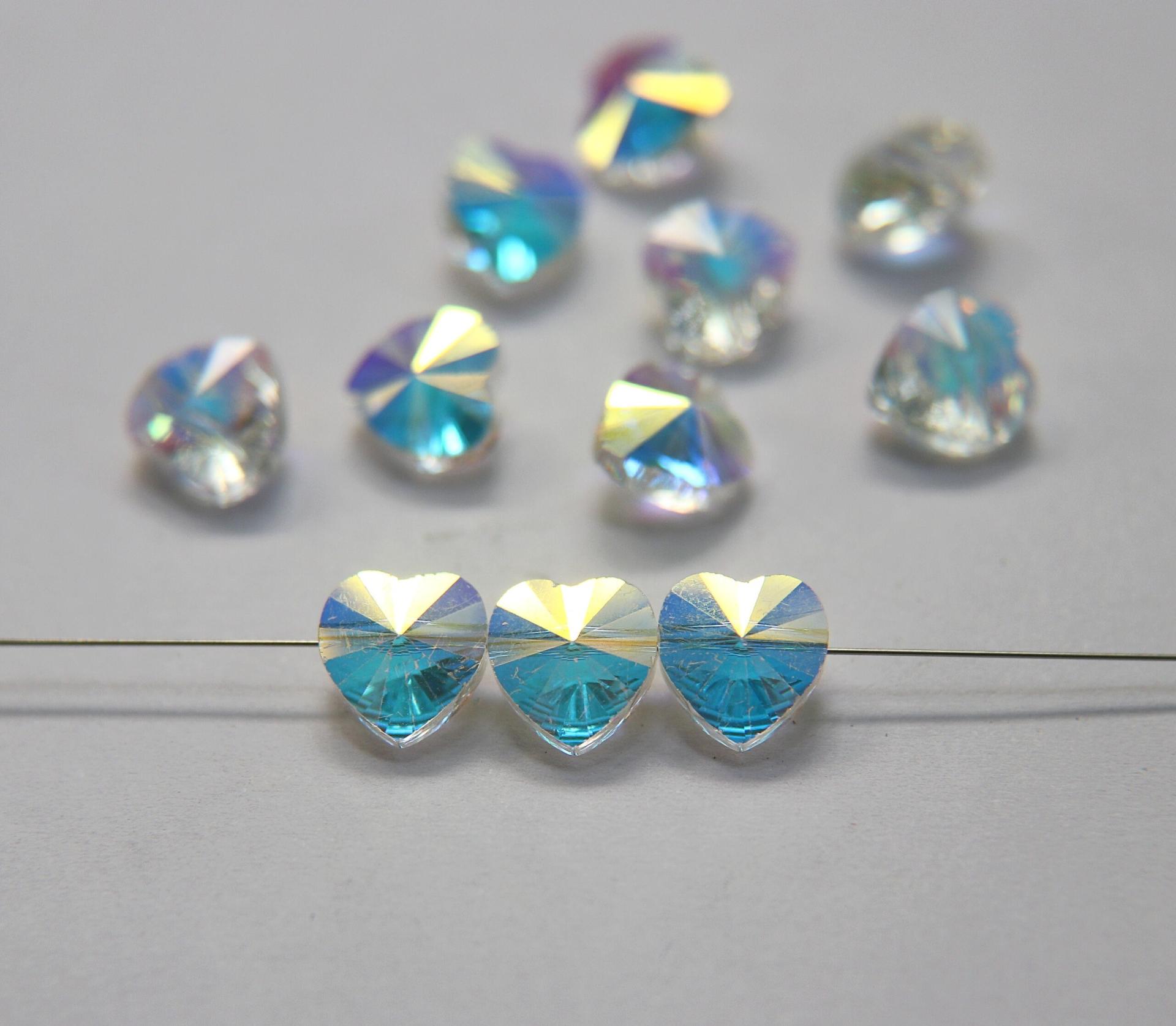 Swarovski® Vintage Crystal Elements 8/10MM 5742 in CRYSTAL Aurore Boreale 6/12/24/72/144 pieces wedding decorations, jewelry supplies