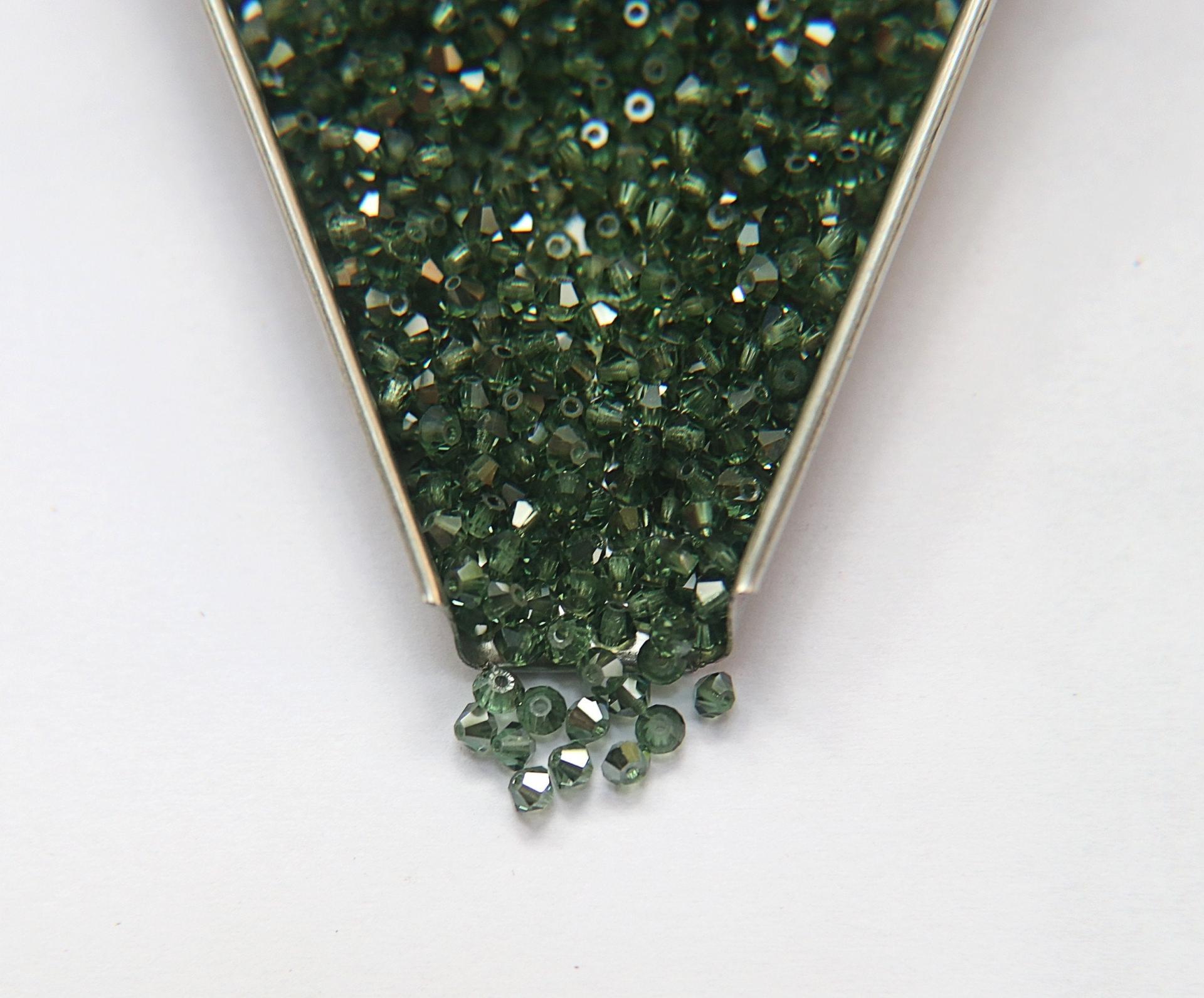 3mm Erinite Satin Swarovski Bicone 5301 Beads 36/72/144/432/720 Pieces Jewelry findings, embroidery materials, jewelry making