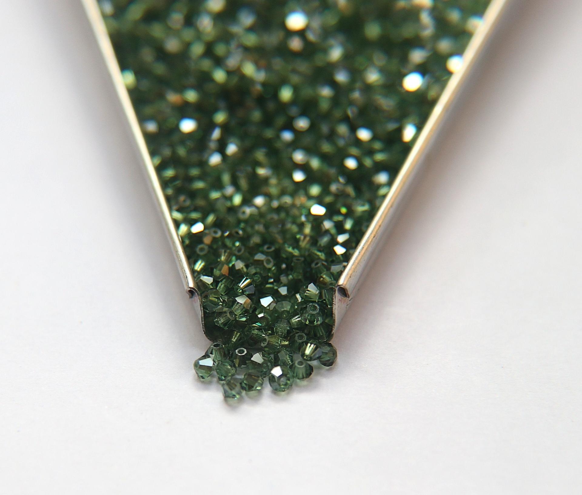 3mm Erinite Satin Swarovski Bicone 5301 Beads 36/72/144/432/720 Pieces Jewelry findings, embroidery materials, jewelry making